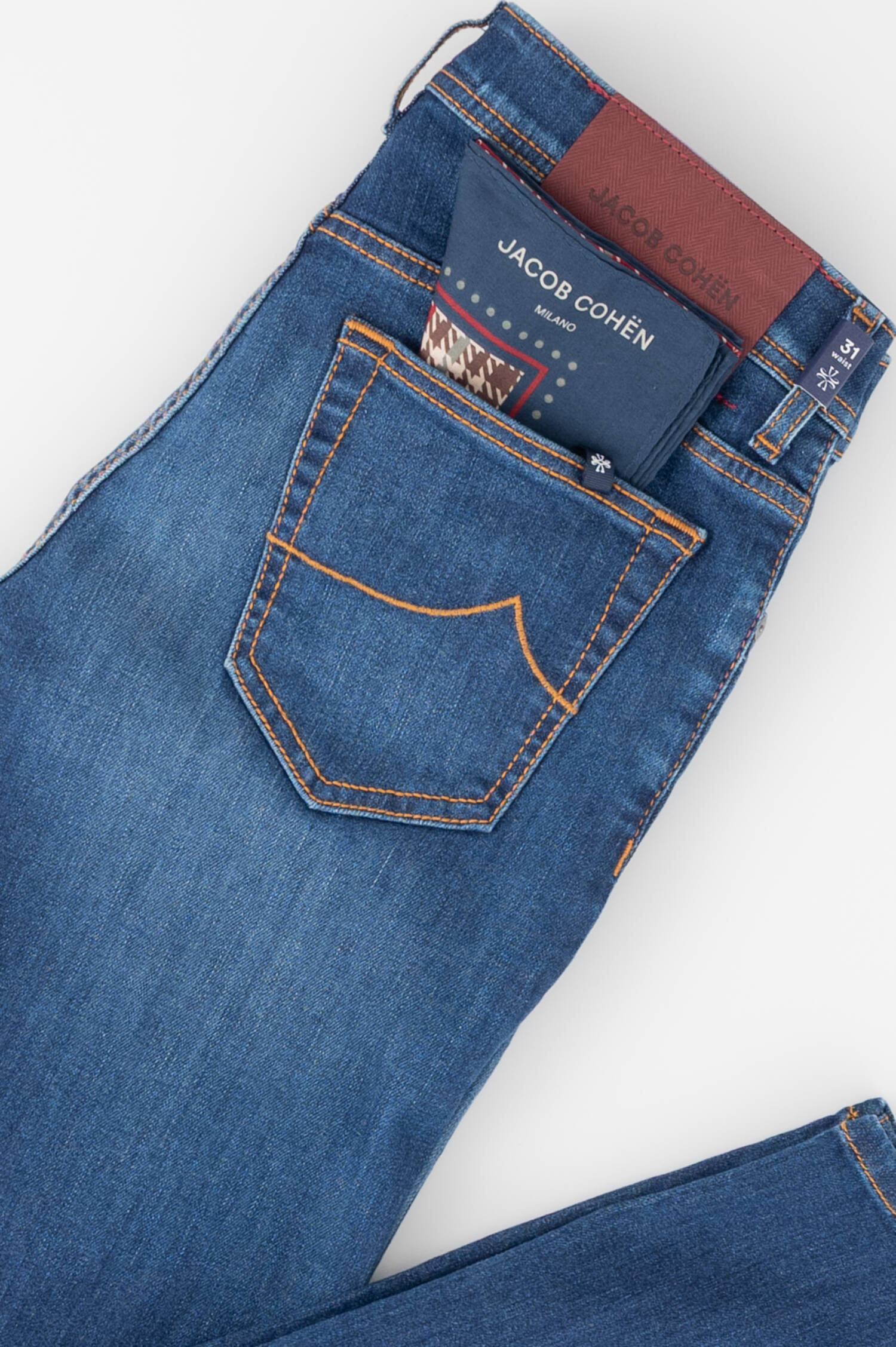 Vintage Jeans BARD in Mittelblau