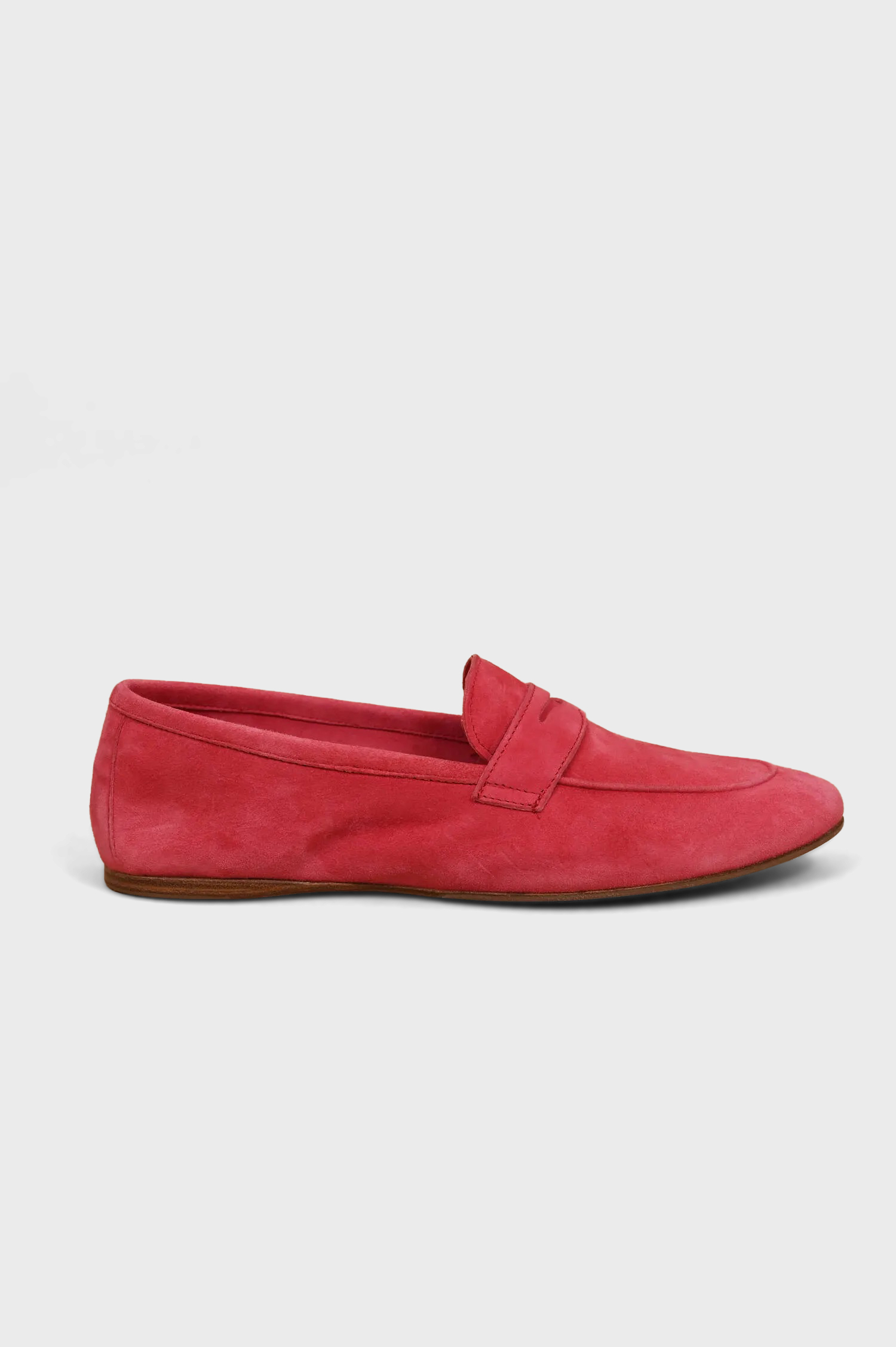 Veloursleder-Loafer in Wassermelonenrot Veloursleder-Loafer in Wassermelonenrot
