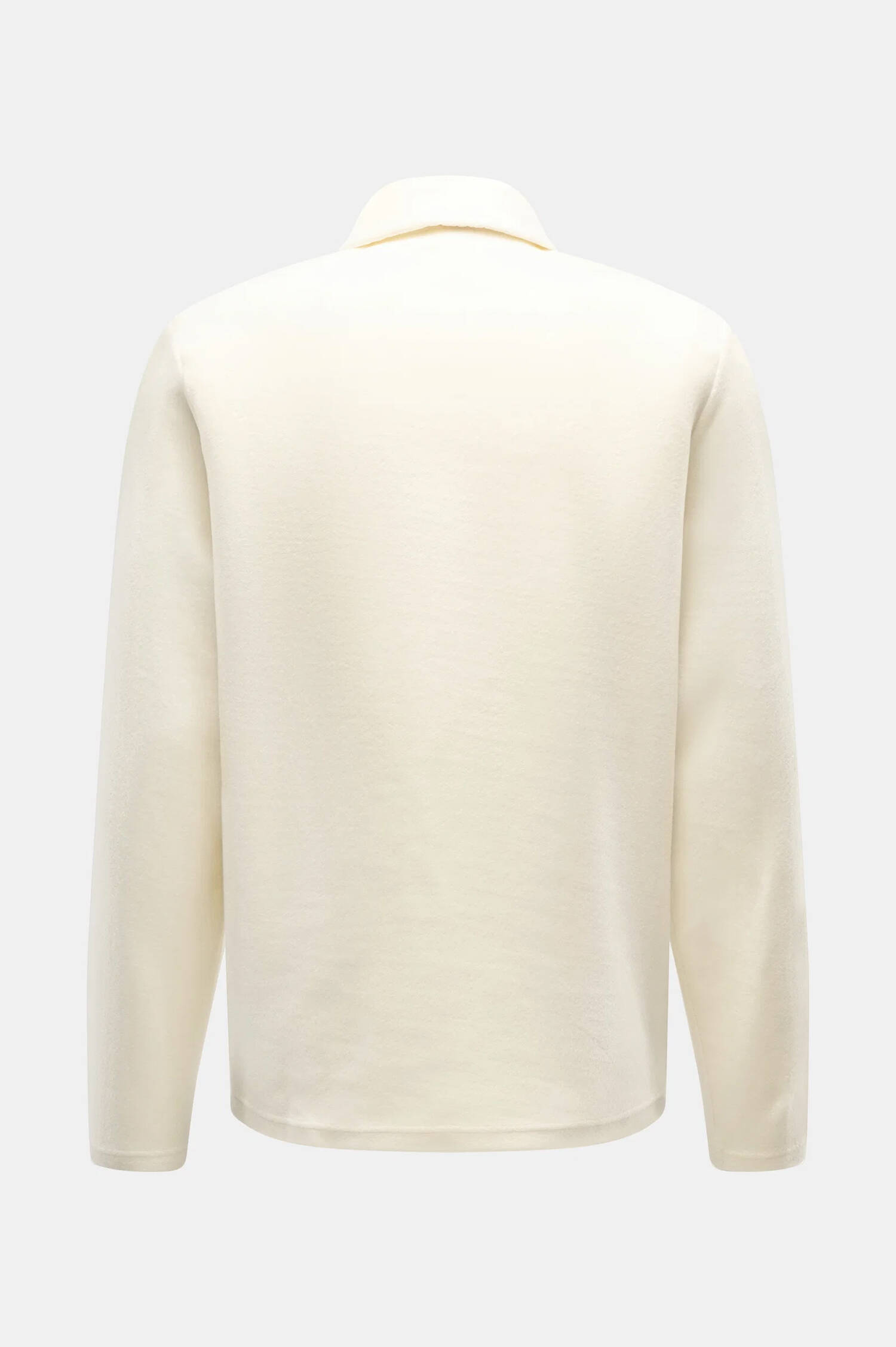 Wollmix Polo-Shirt in Elfenbein Wollmix Polo-Shirt in Elfenbein