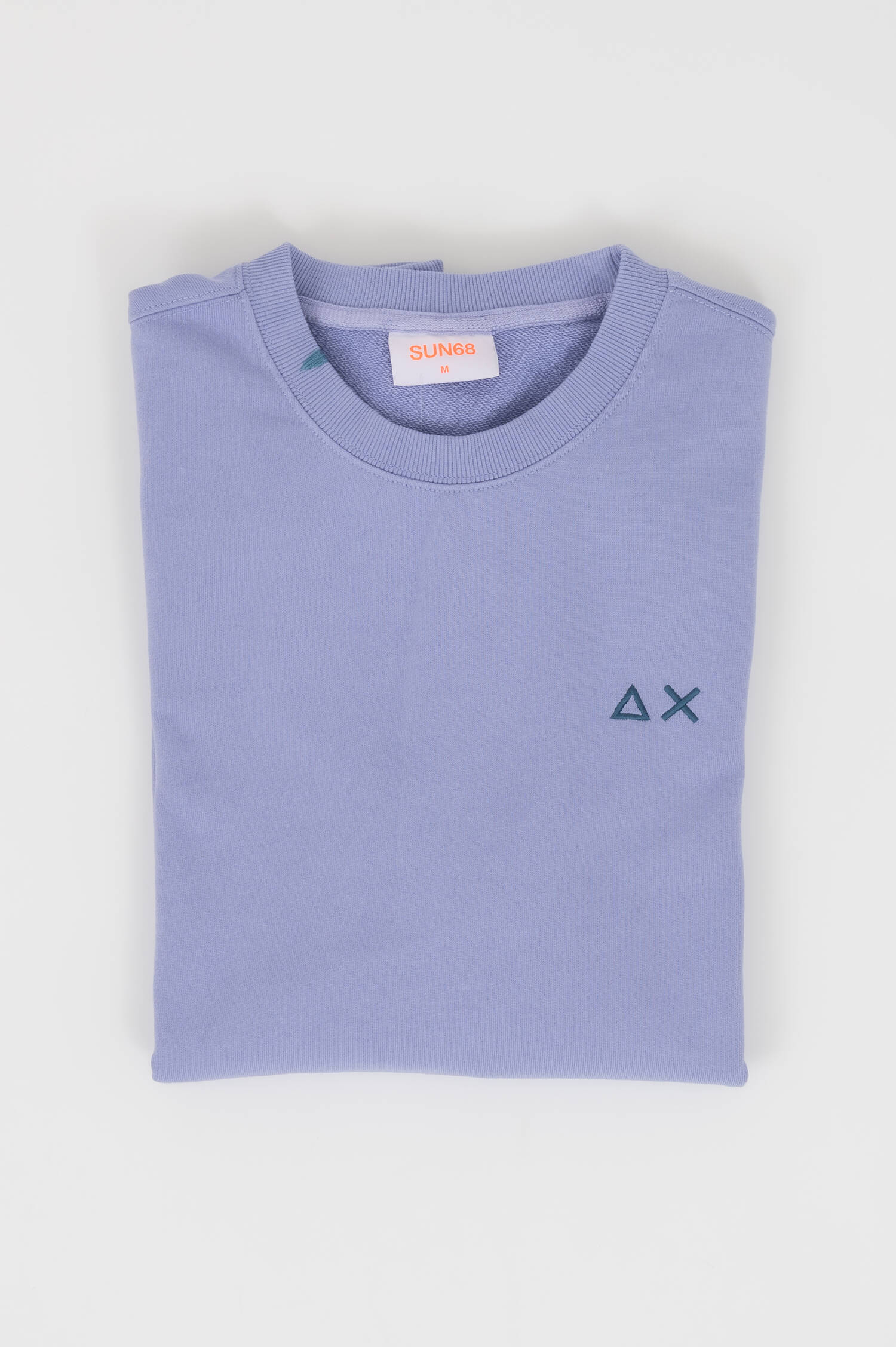 Sweater mit Stick in Lila