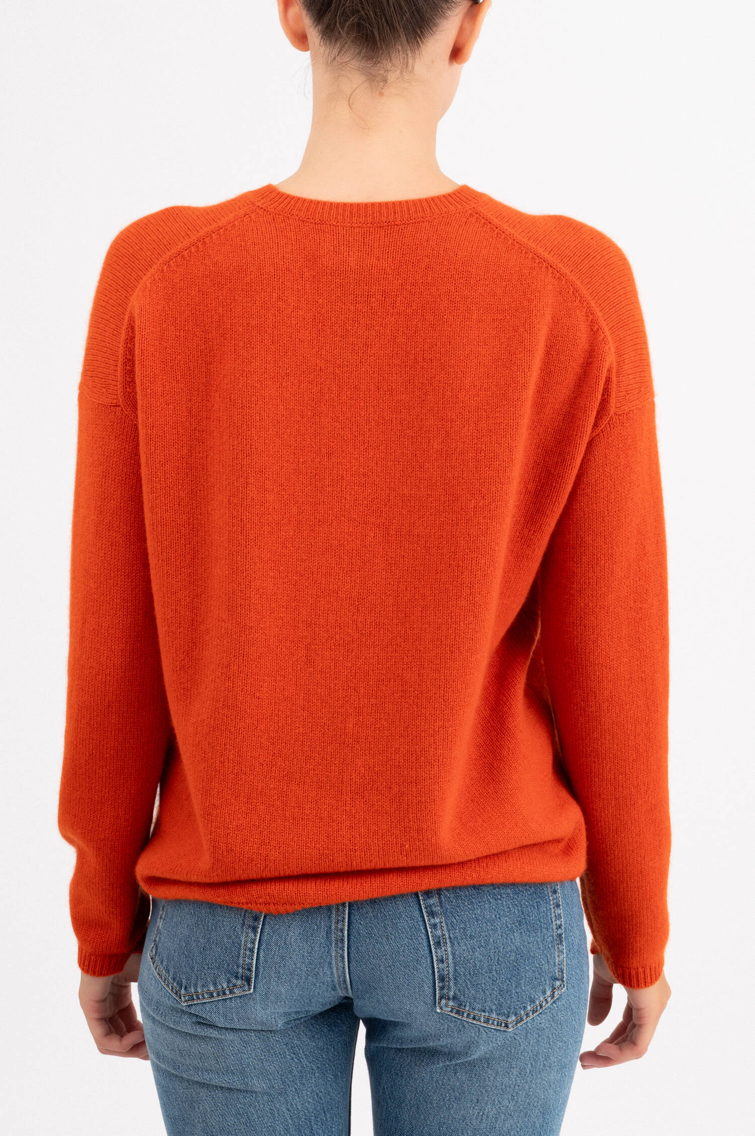 Cashmere Pullover in Orange Cashmere Pullover in Orange
