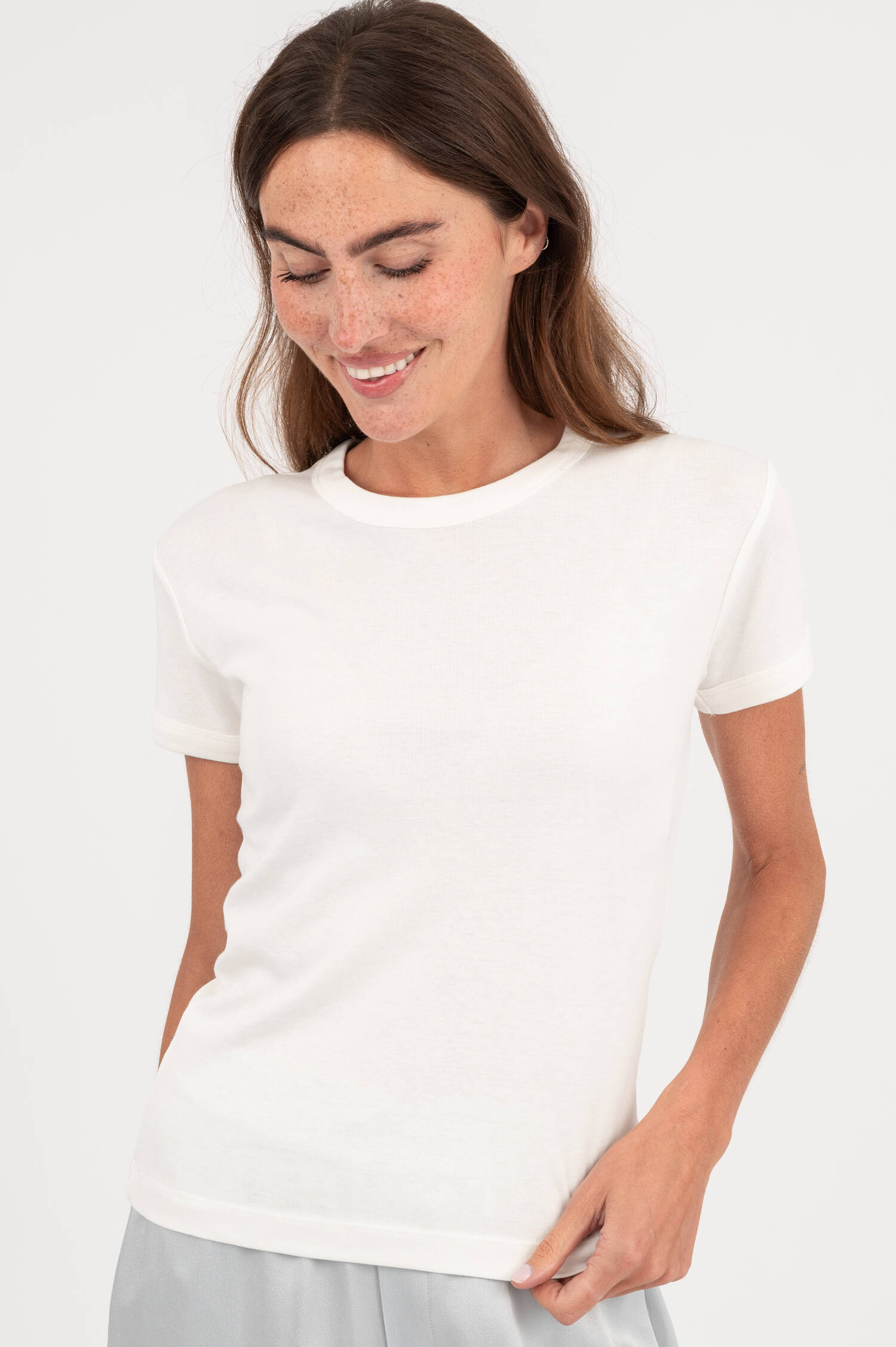 T-Shirt in Weiß