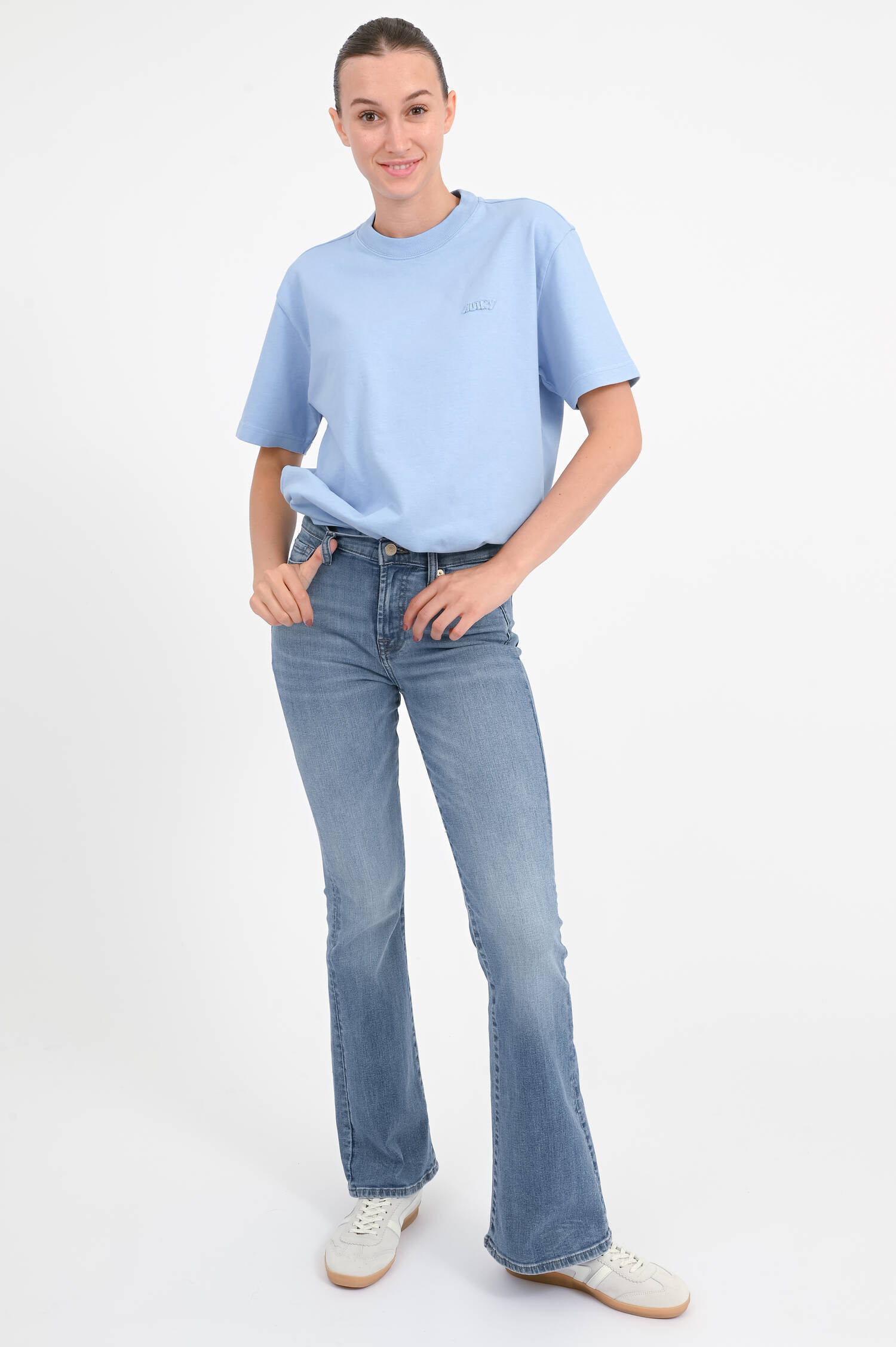 Bootcut Jeans ALI PINE in Mittelblau Bootcut Jeans ALI PINE in Mittelblau