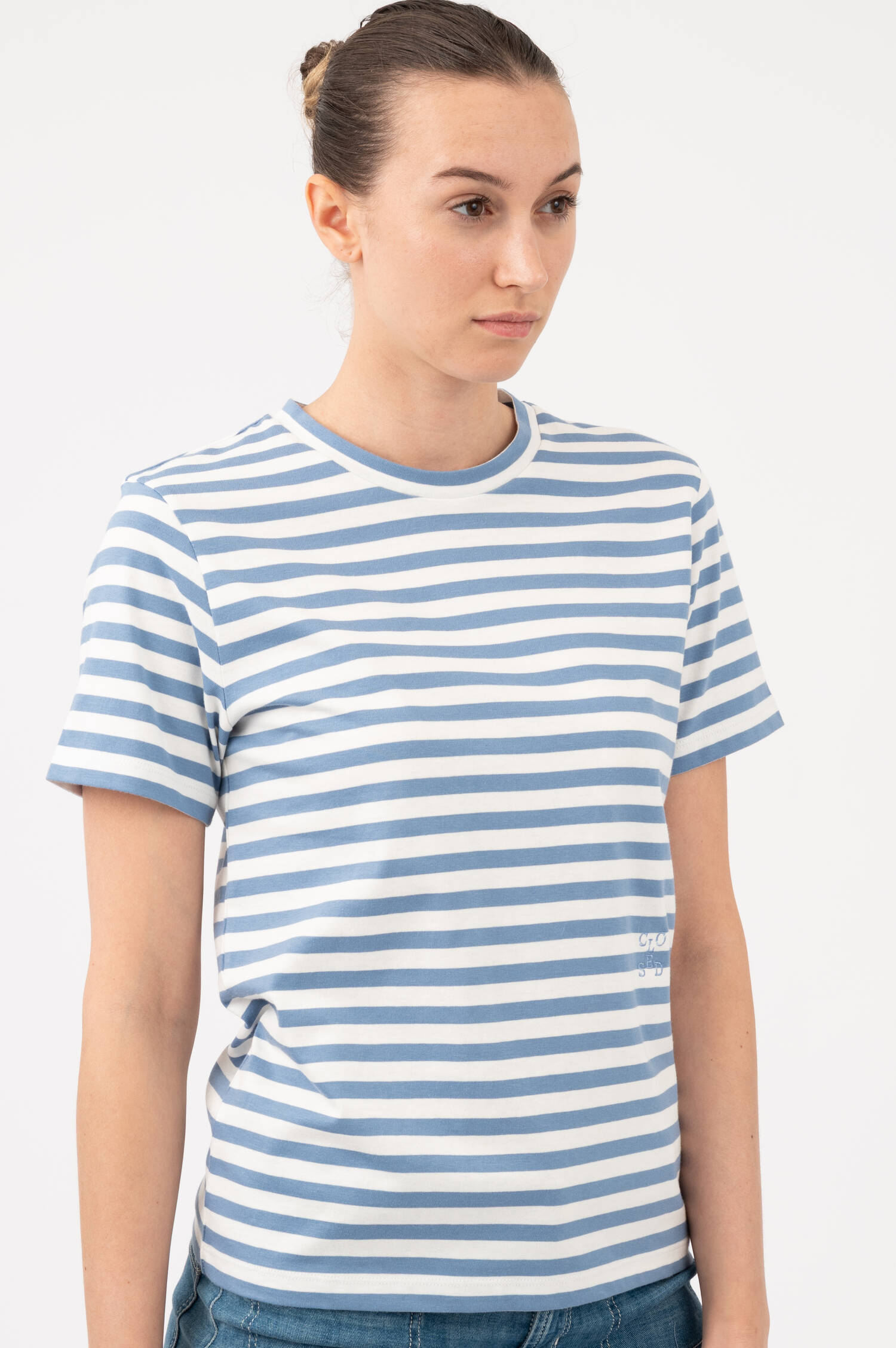 Basic Ringel T-Shirt in Stoneblue Basic Ringel T-Shirt in Stoneblue