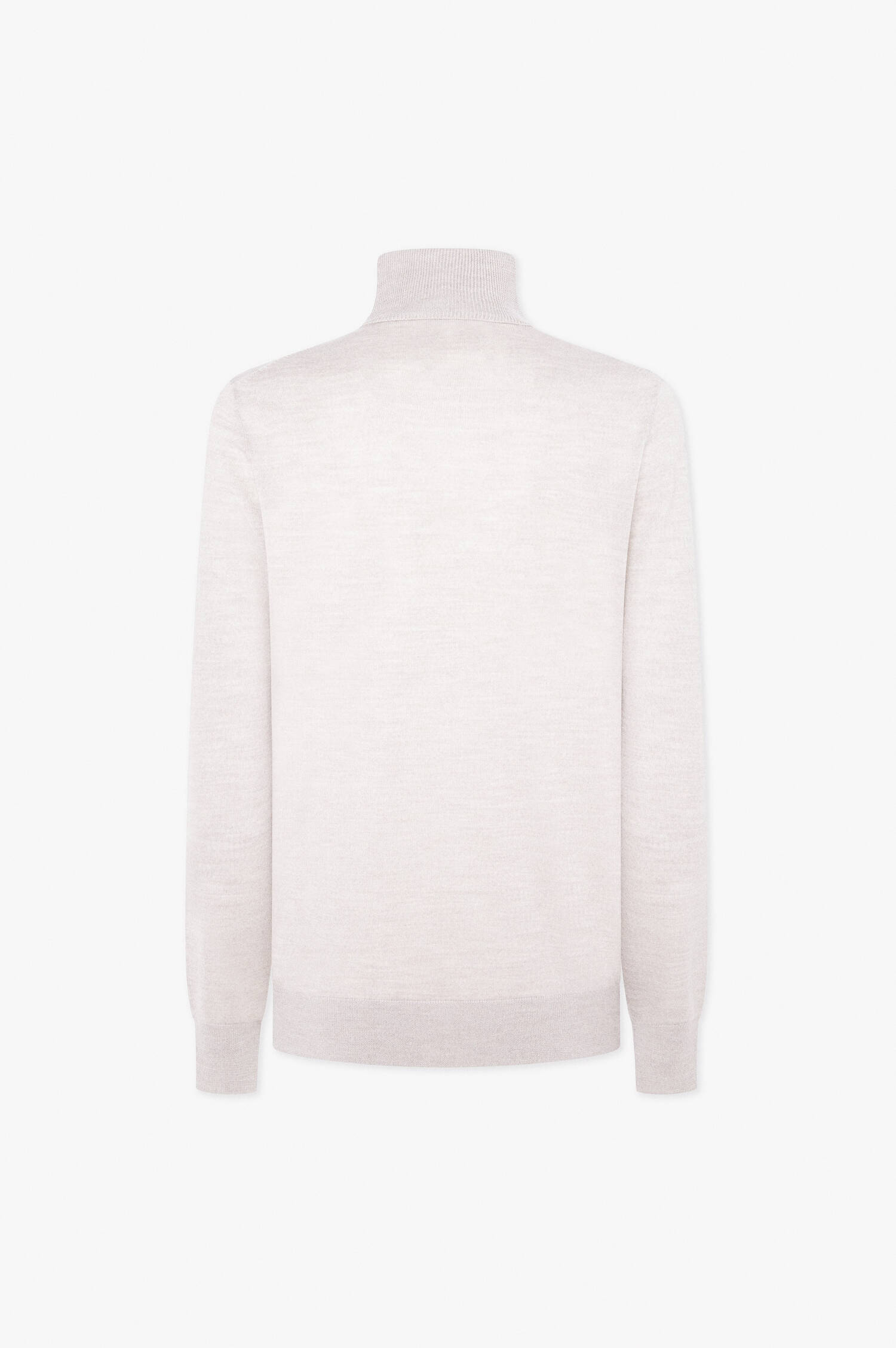 Rollkragenpullover in Stone