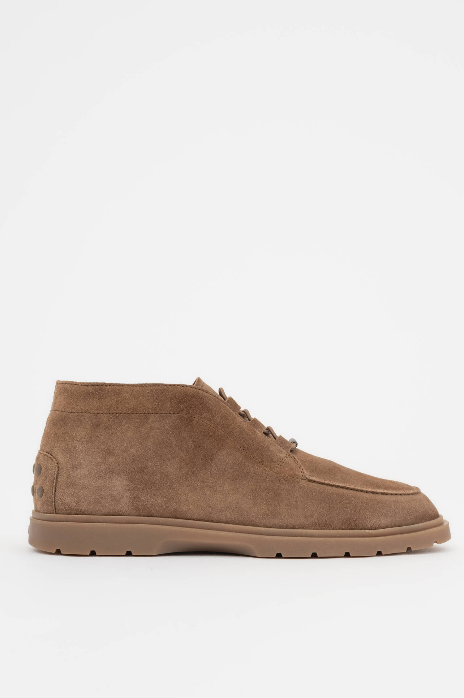 Suede Halbschuhe in Braun