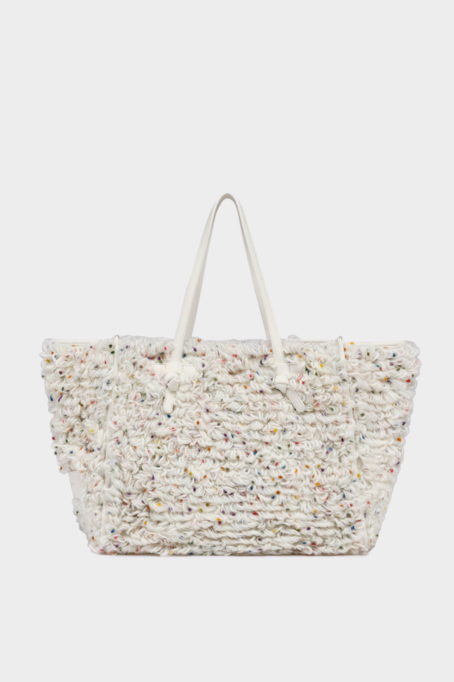 Tote Bag CRAZY in Weiß/Multicolor