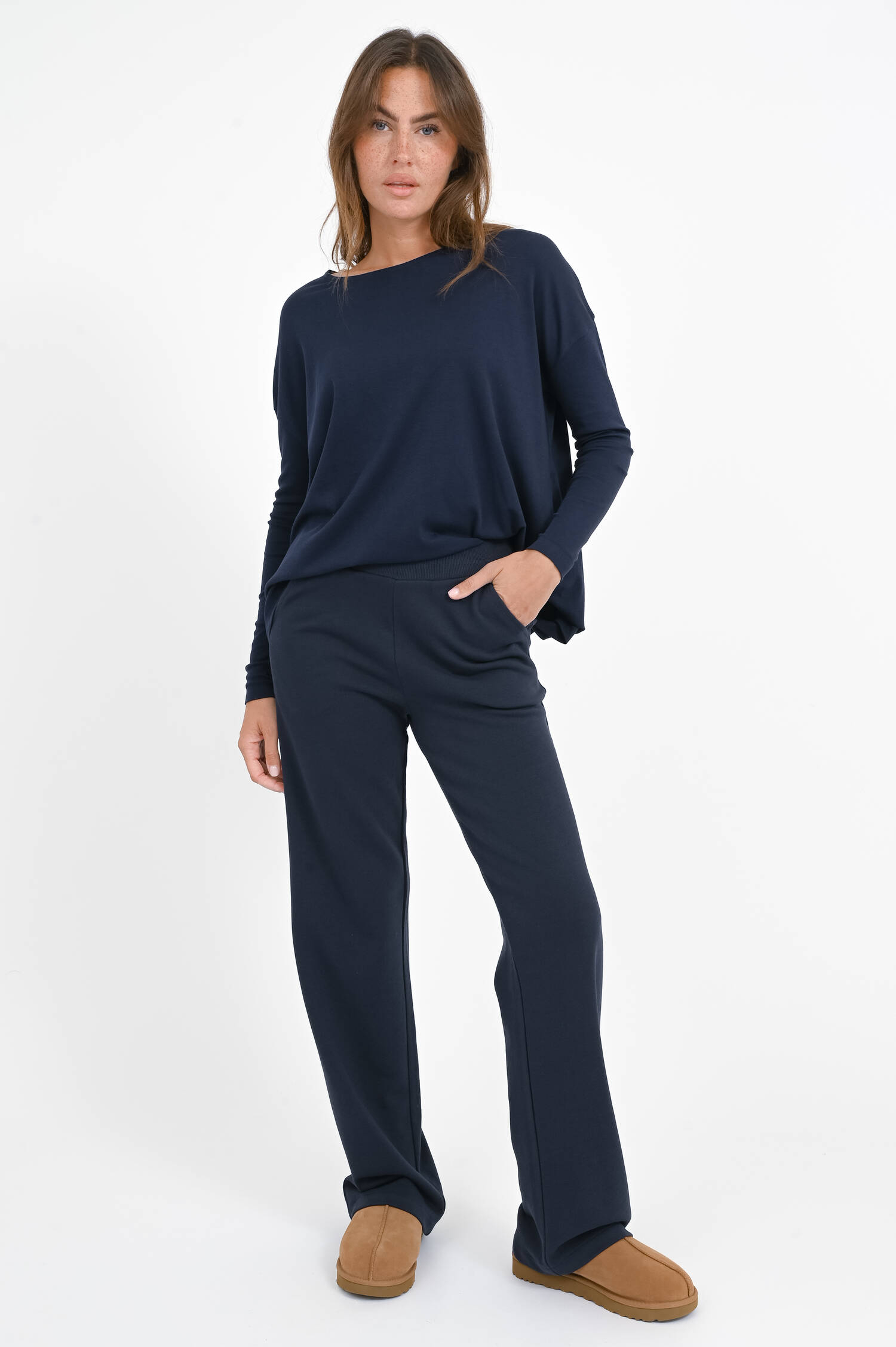 Weite Sweatpant HONNY in Deep Water