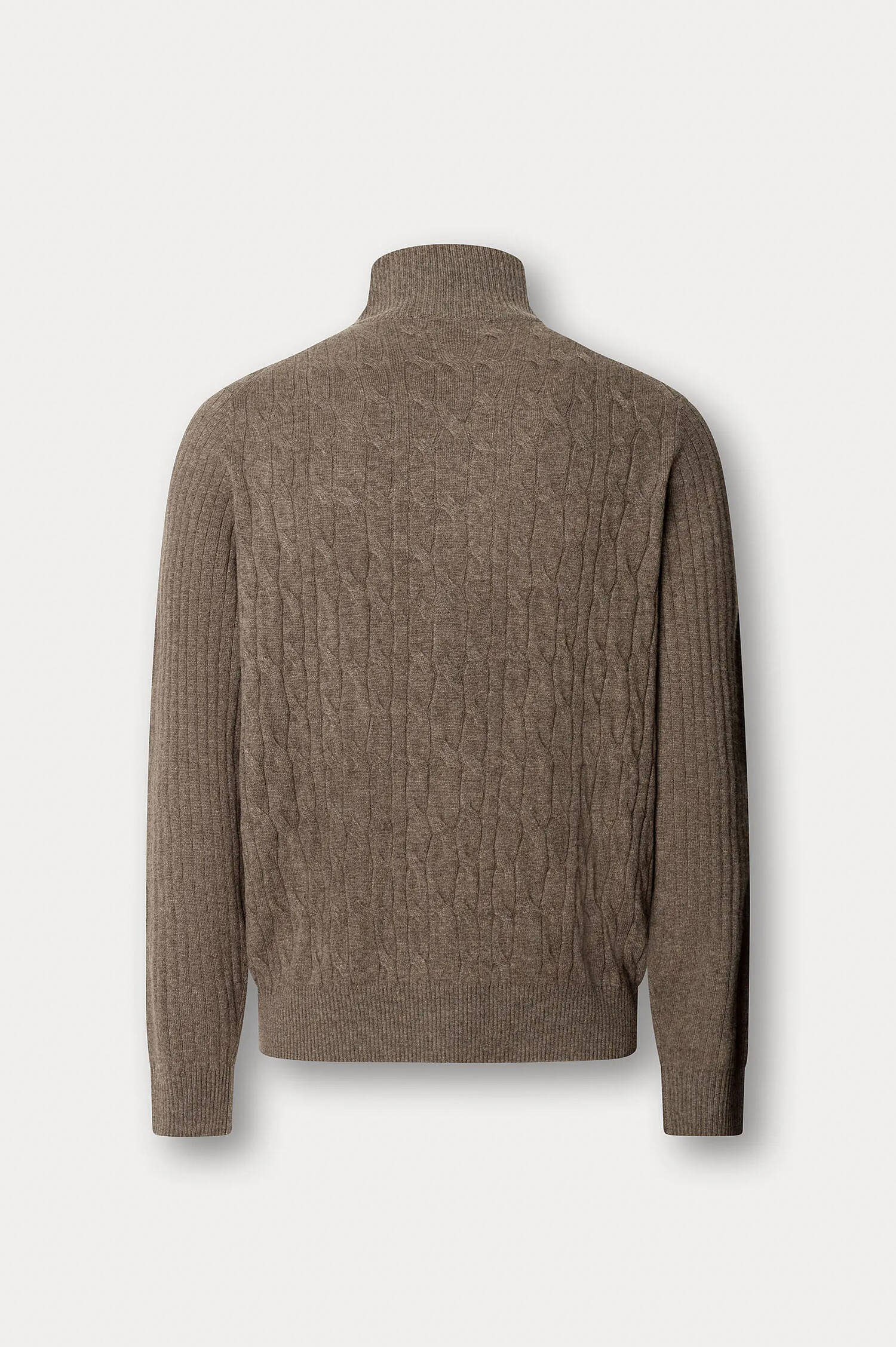 Lammwoll-Troyer in Taupe Lammwoll-Troyer in Taupe