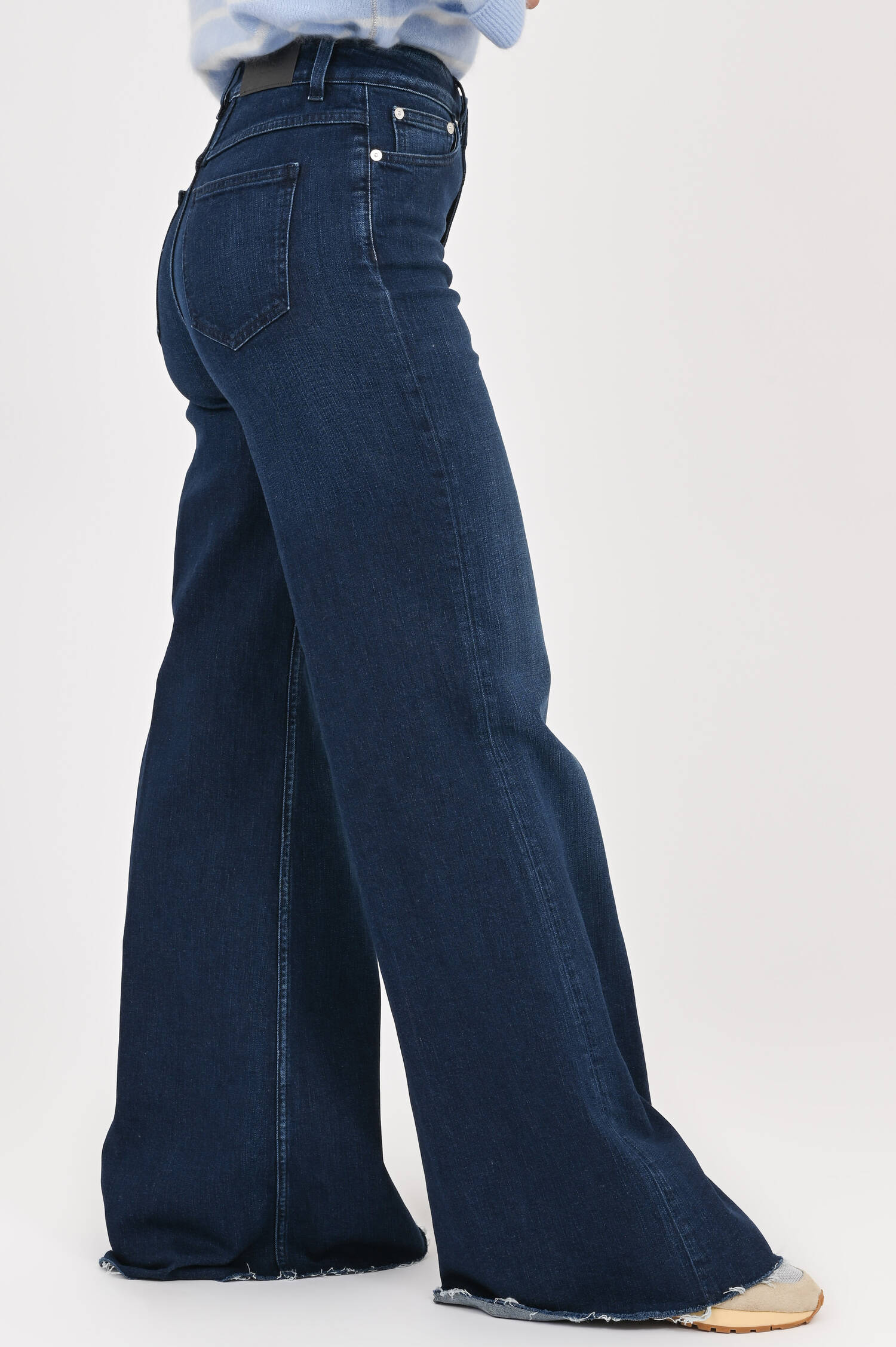 Jeans GLOW UP mit weitem Bein in Dark Blue