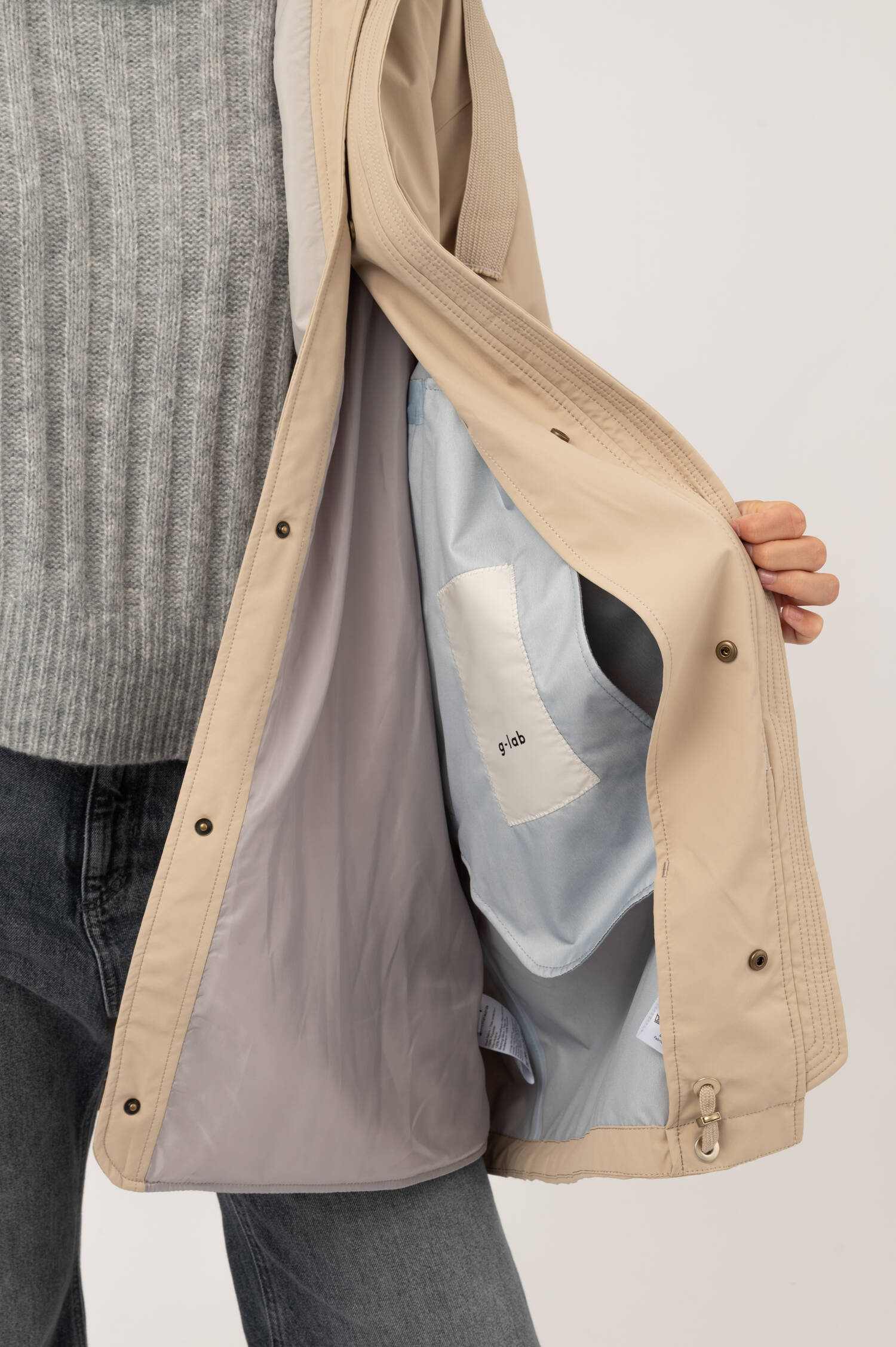 Kapuzenjacke JOY in Beige Kapuzenjacke JOY in Beige
