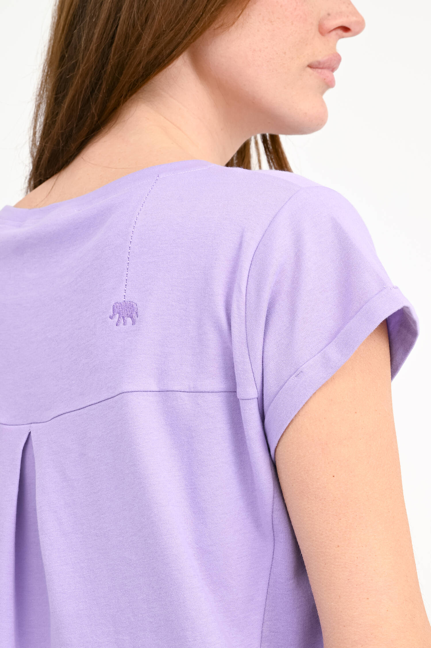 Baumwoll-Shirt LILY in Lavendel