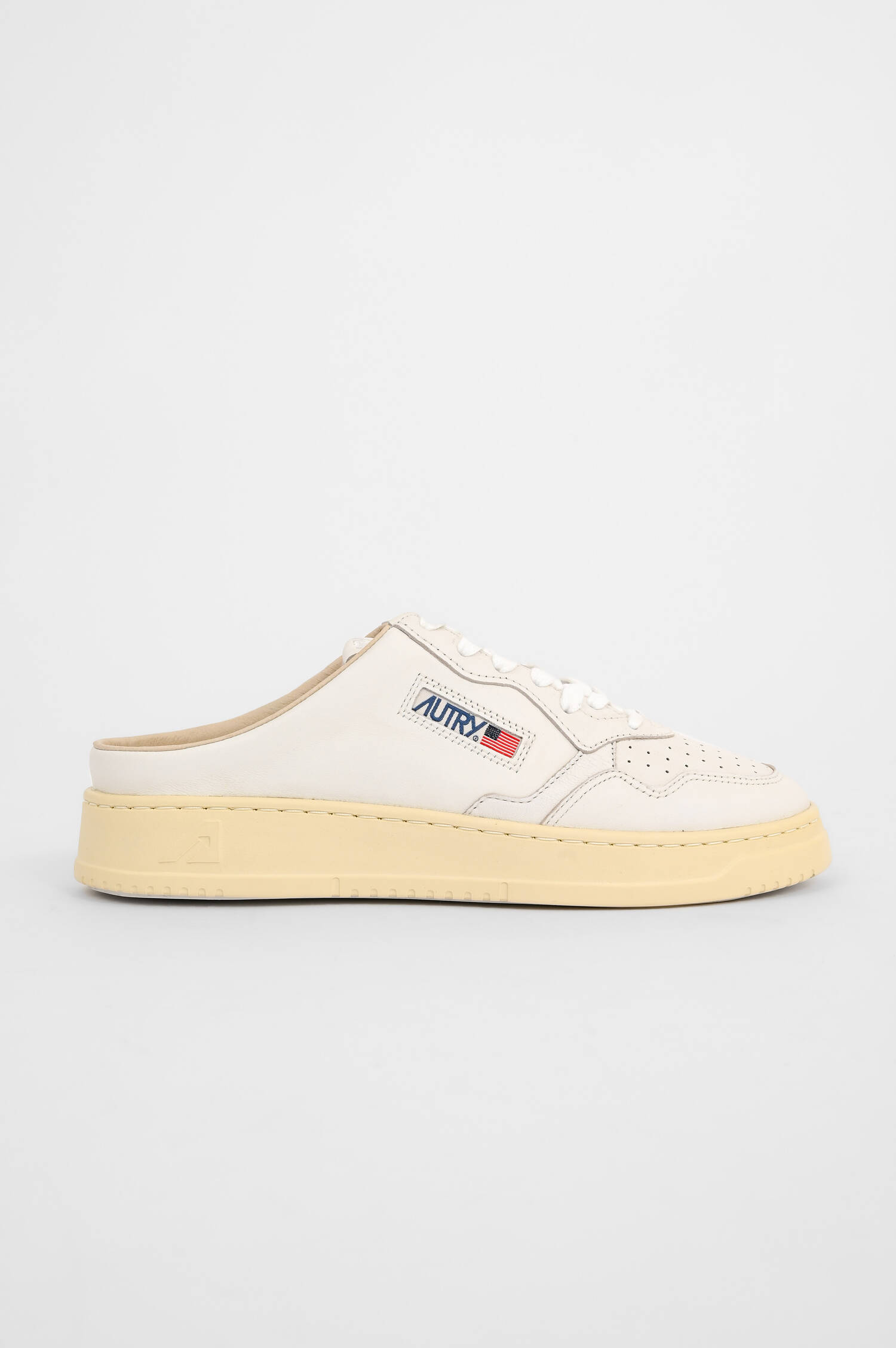 Sneaker MULE in Goat White