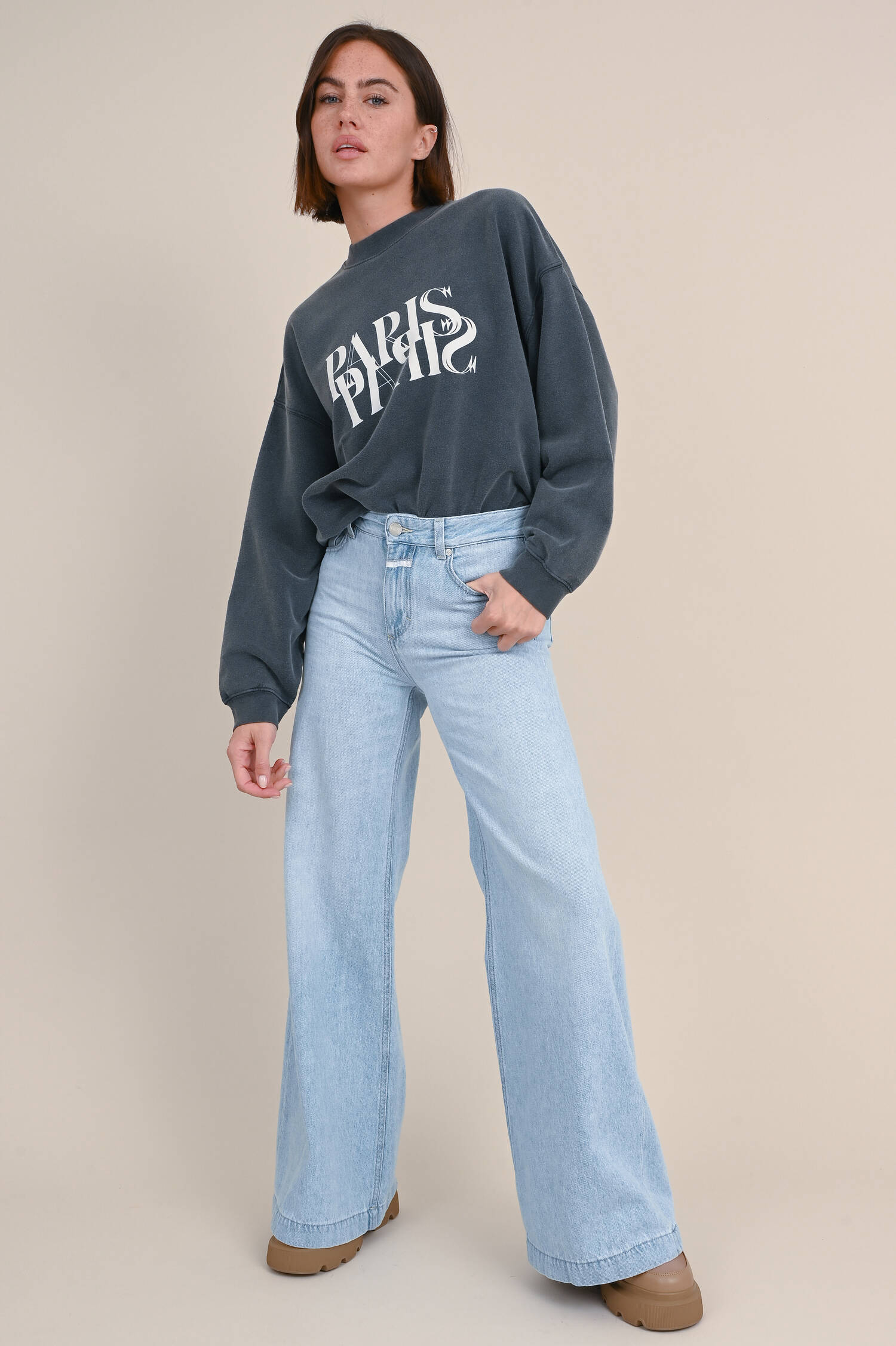 Flared Jeans GLOW UP in Hellblau Flared Jeans GLOW UP in Hellblau