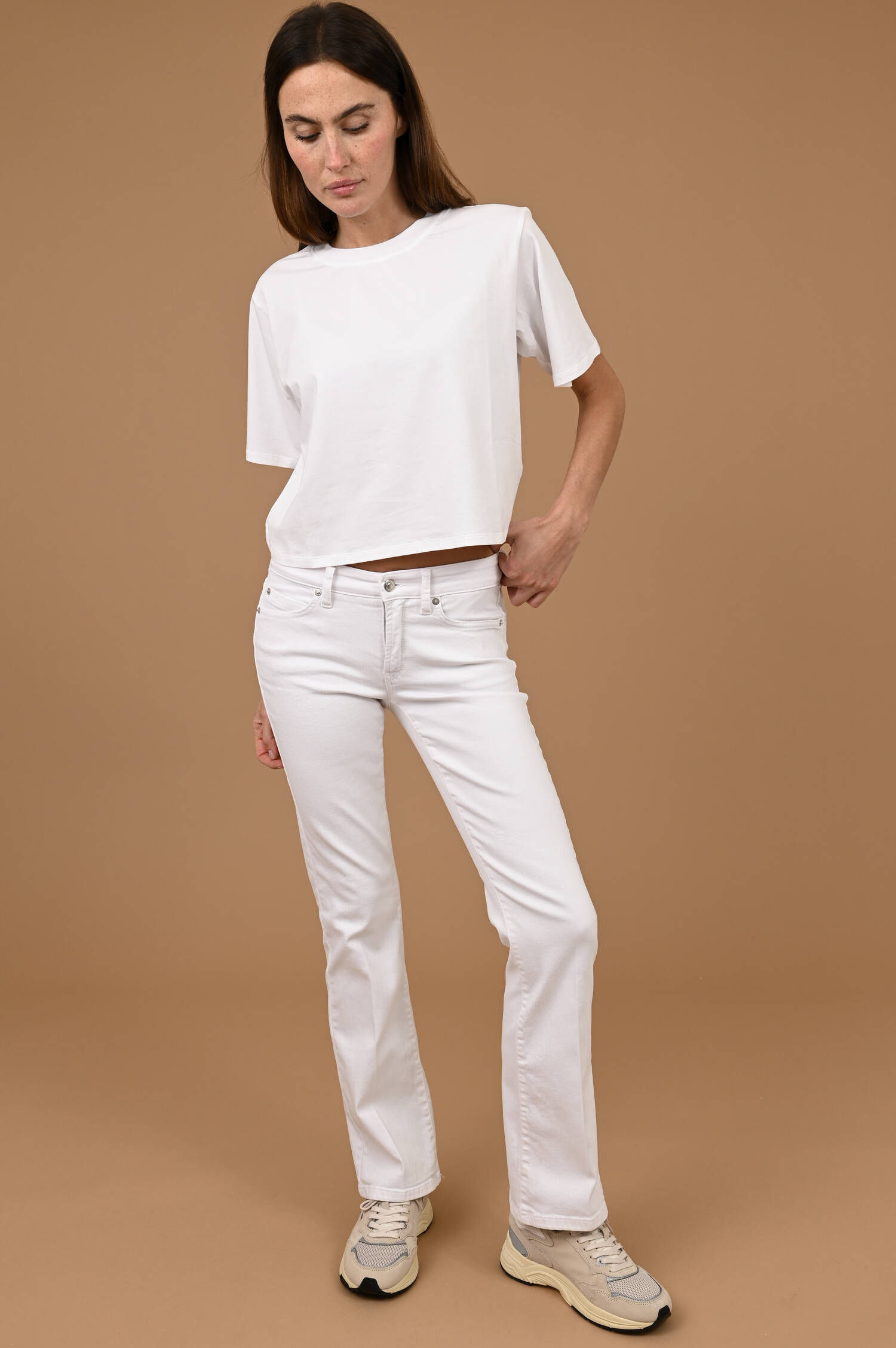 Jeans PARIS FLARED in Stoneweiß