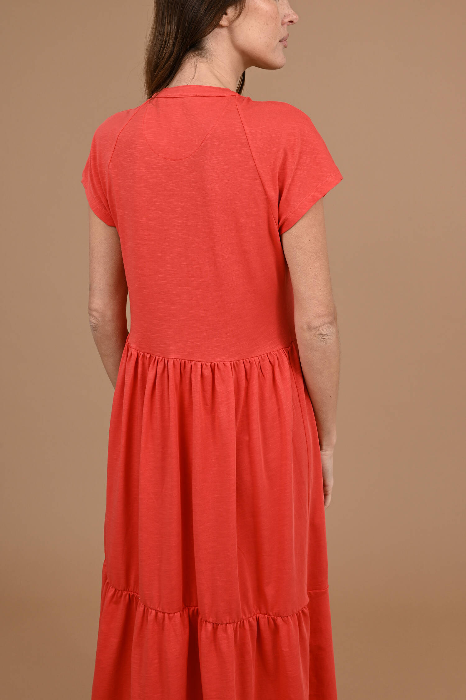 Schlupfkleid in Cherryrot