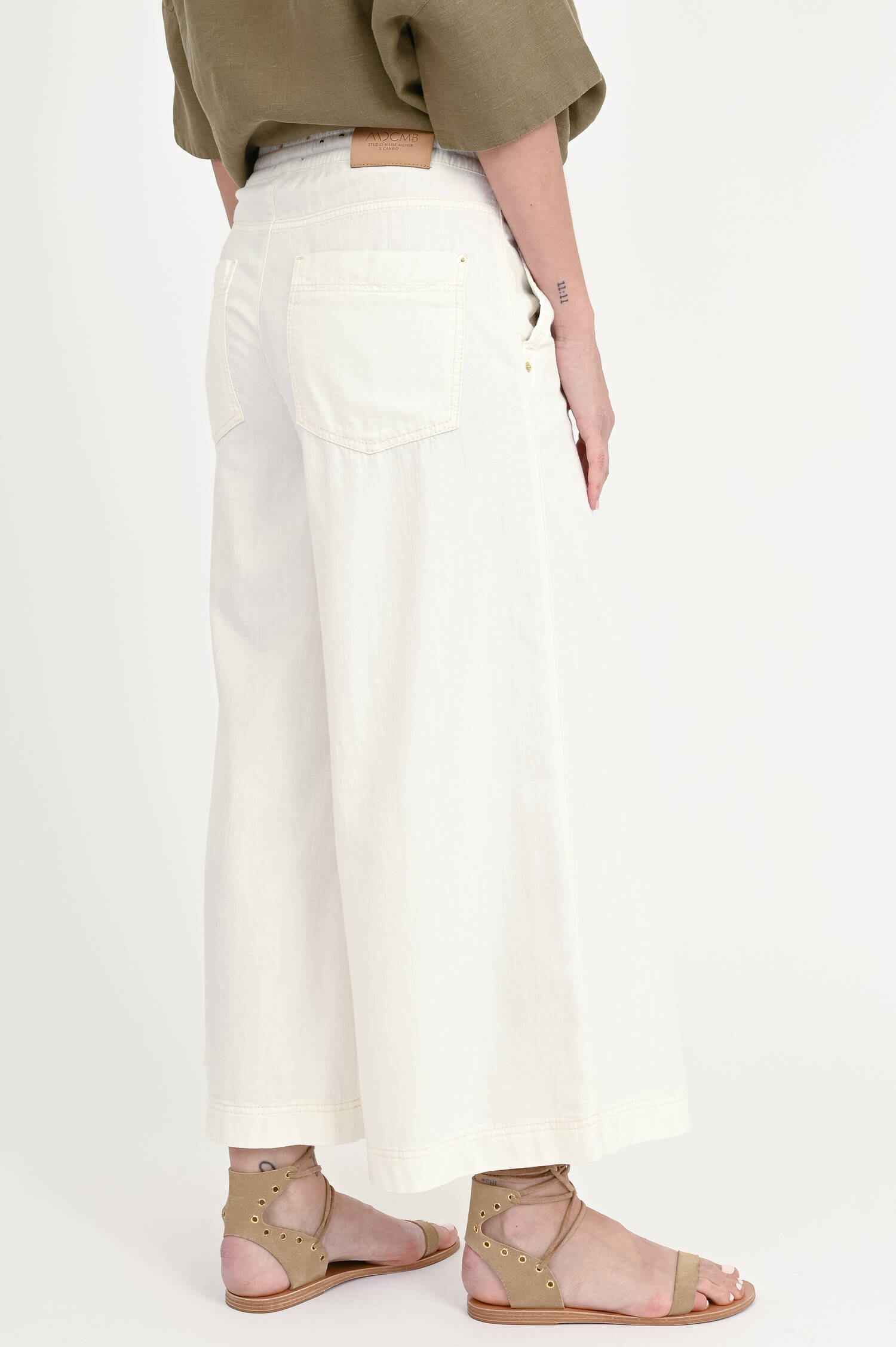 Hose ALMA CROPPED in Off White Hose ALMA CROPPED in Off White