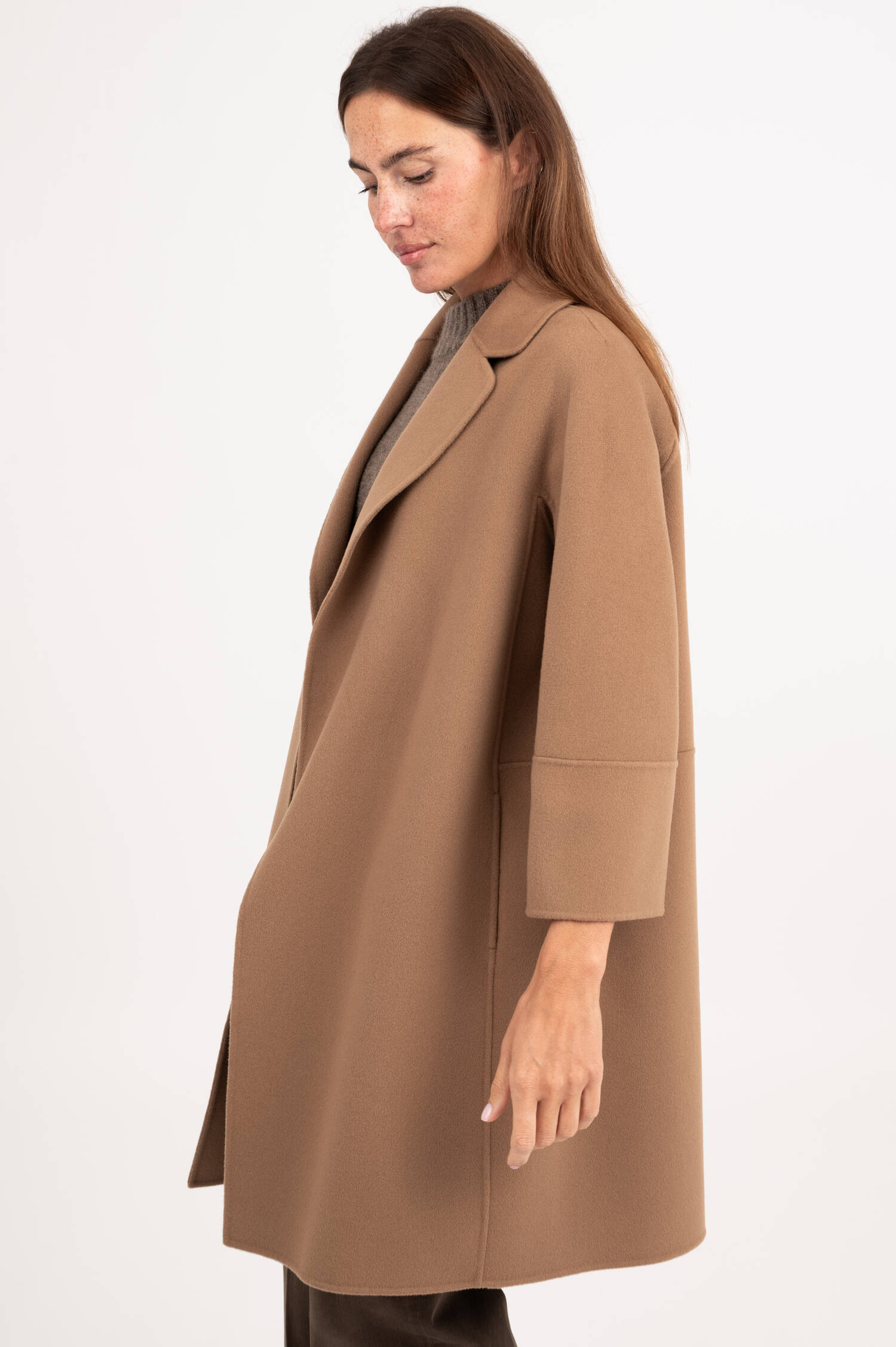 Wollmantel ARONA in Camel Wollmantel ARONA in Camel