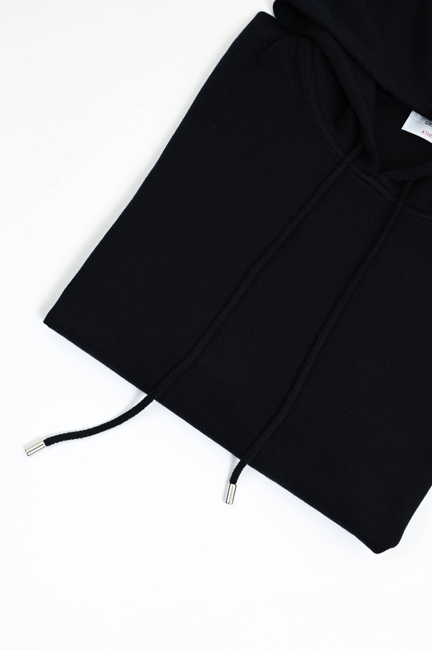 Hoodie aus Merinowolle in Navy