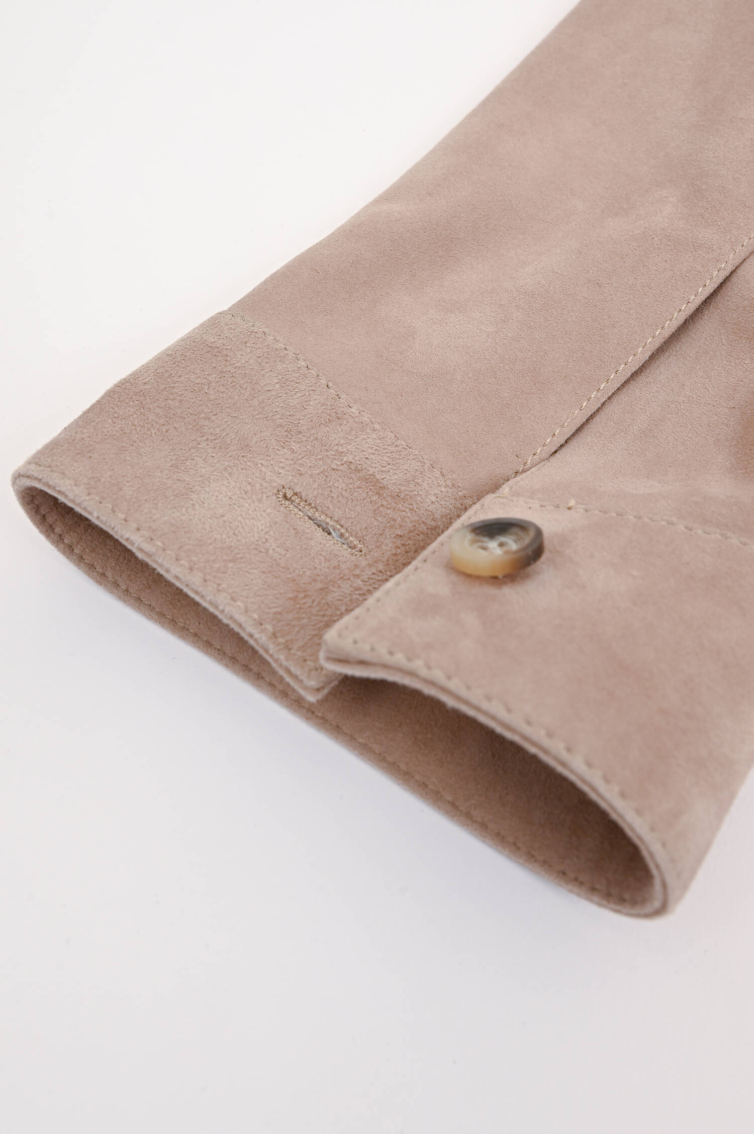 Leder-Overjacket DEX in hellem Taupe Leder-Overjacket DEX in hellem Taupe