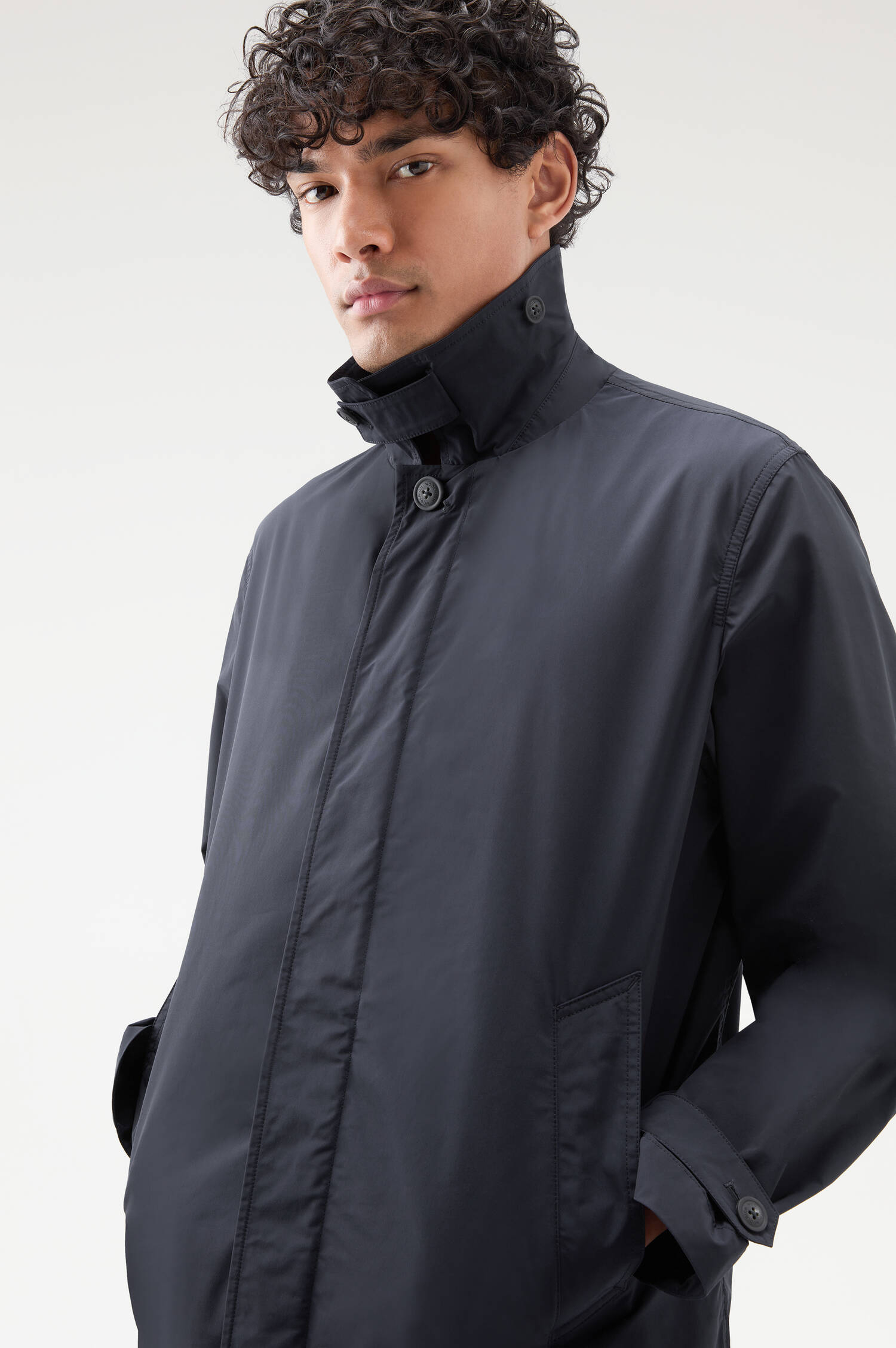 Mantel NEW CITY CARCOAT in Midnight