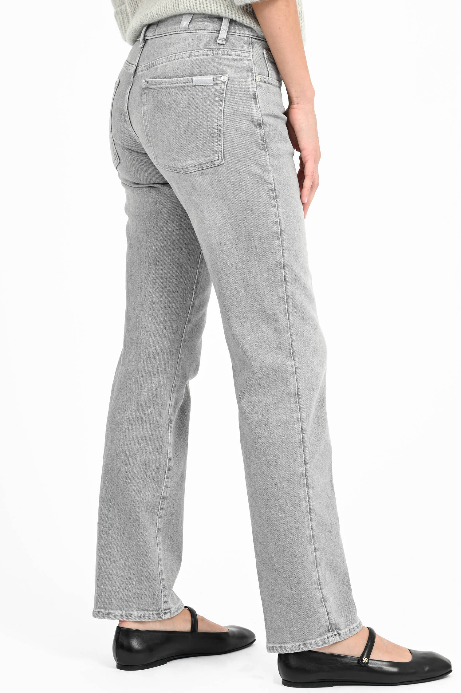 Jeans CALIE im Vintage Look in Hellgrau Jeans CALIE im Vintage Look in Hellgrau