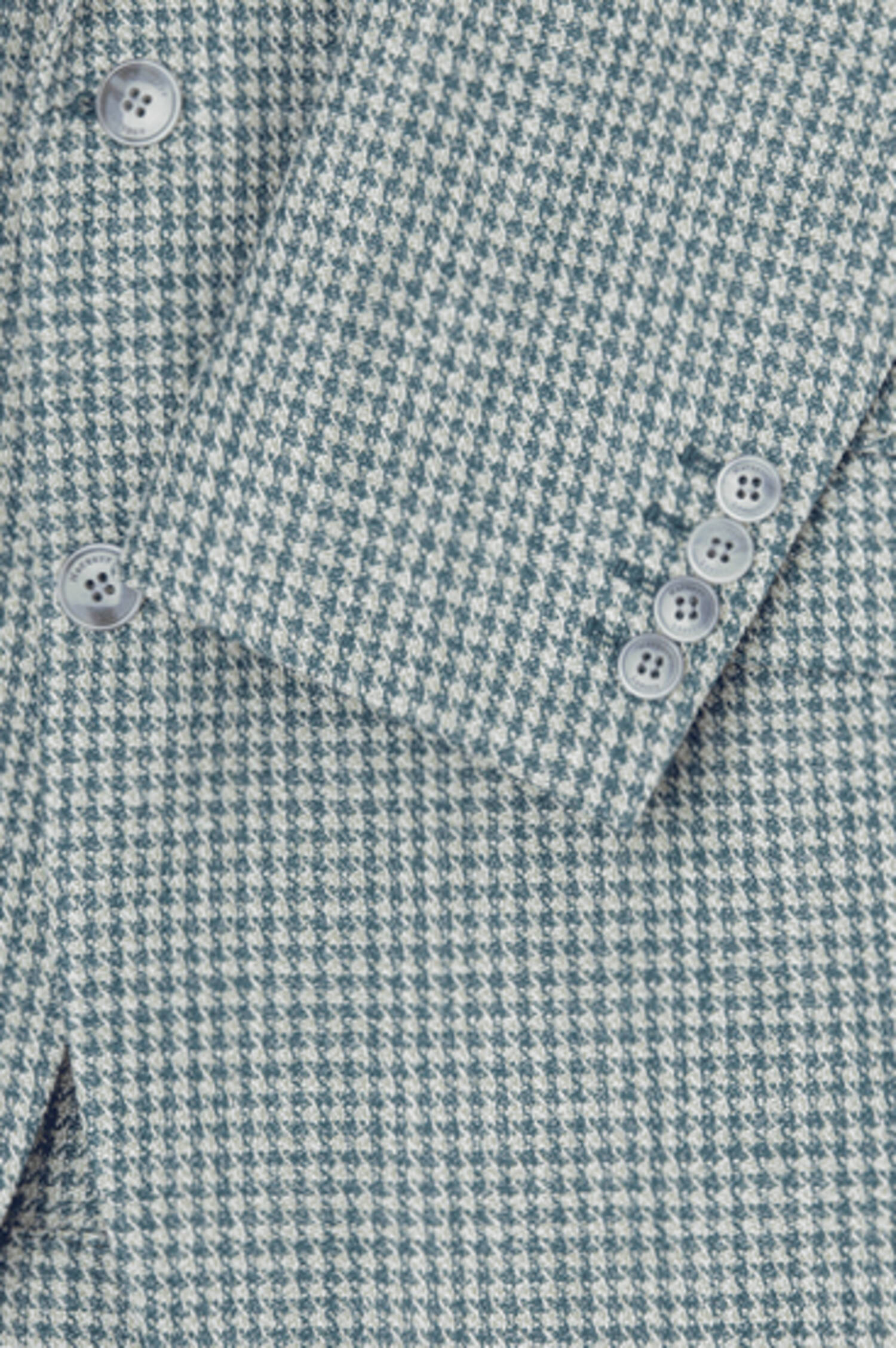 Sakko mit Hahnentrittmuster in Salbeigrün