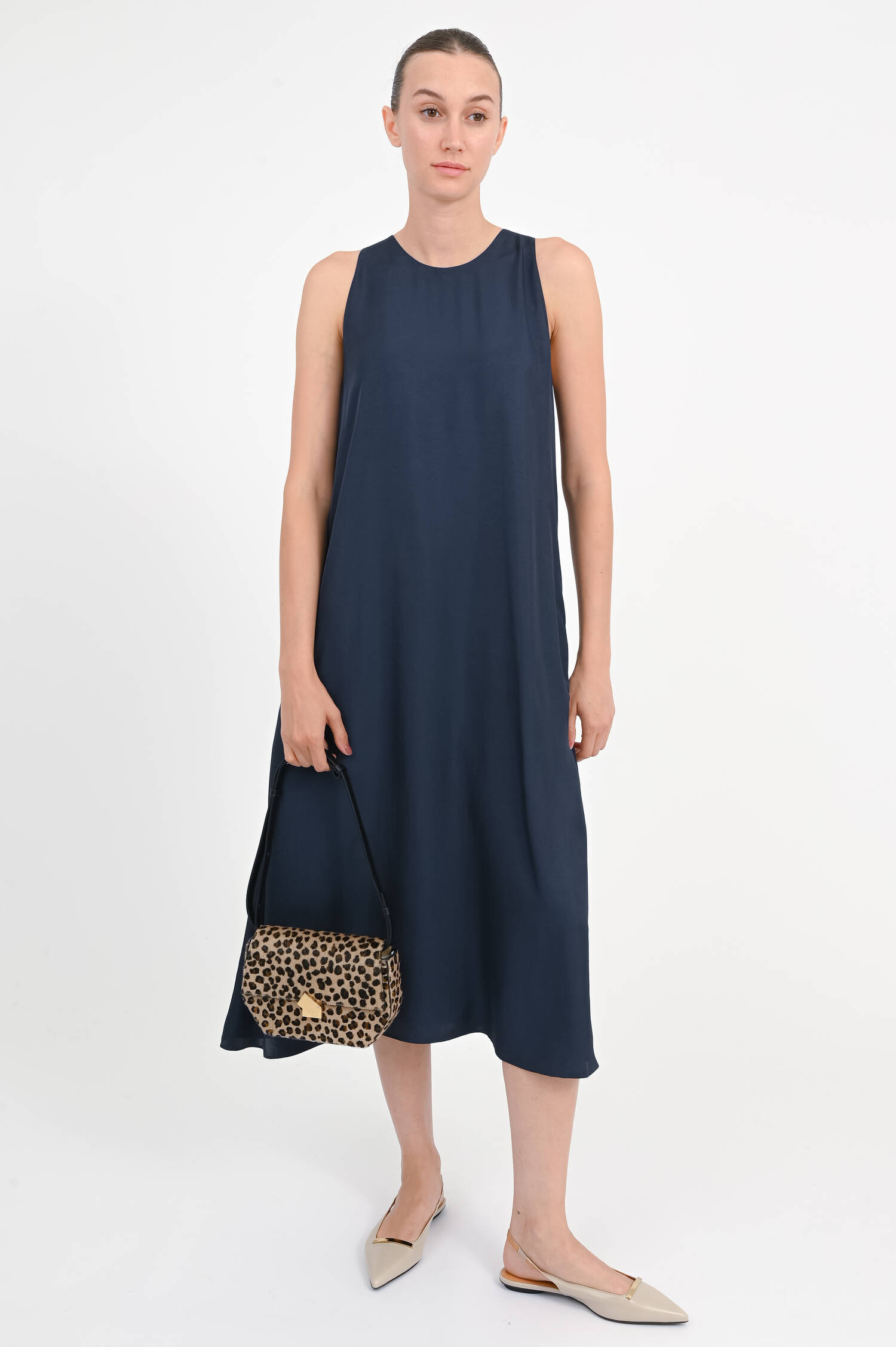 Midi-Kleid ELLYSE in Navy