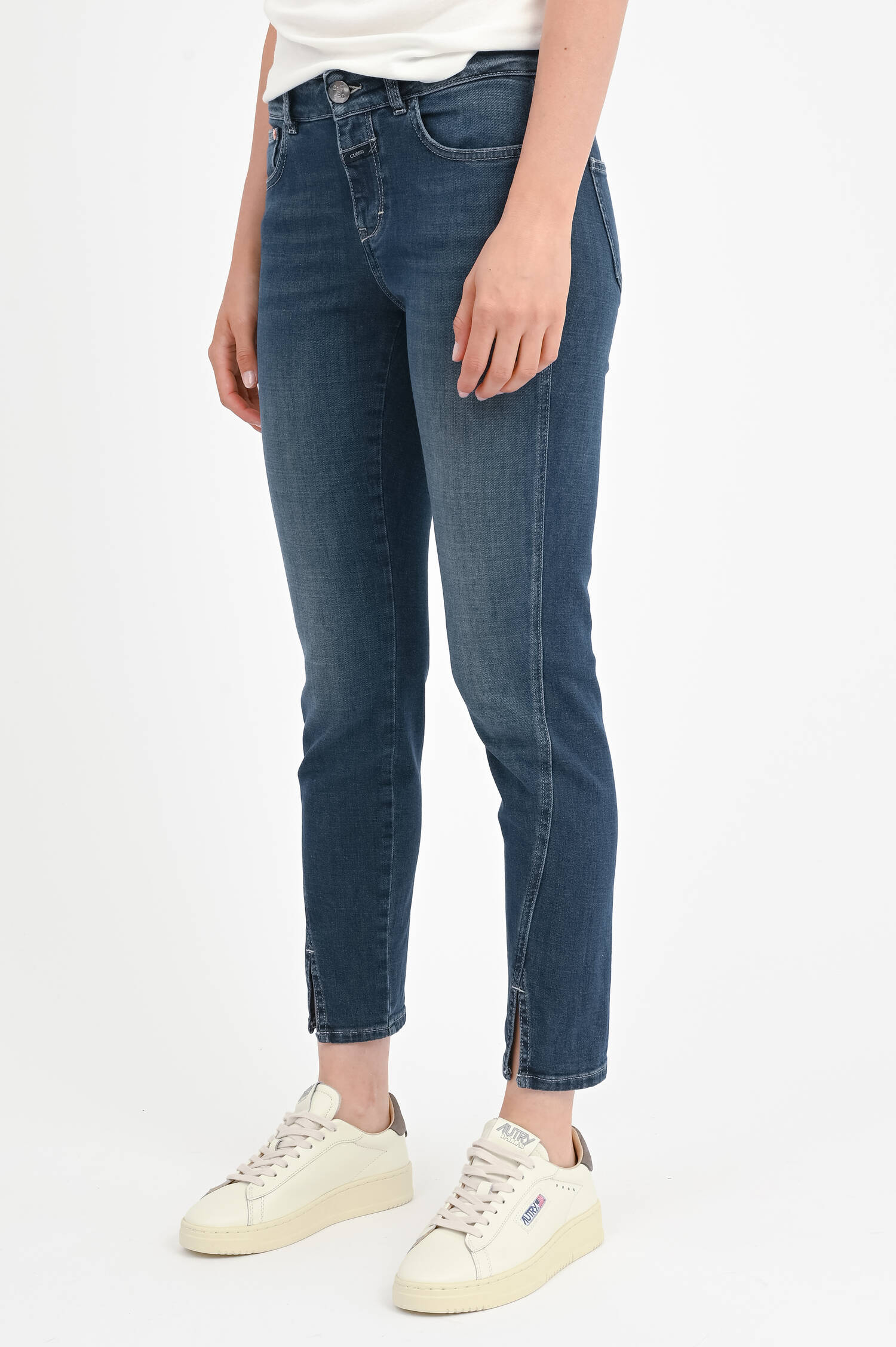 Jeans BAKER mit asymmetrischer Naht in Dark Blue