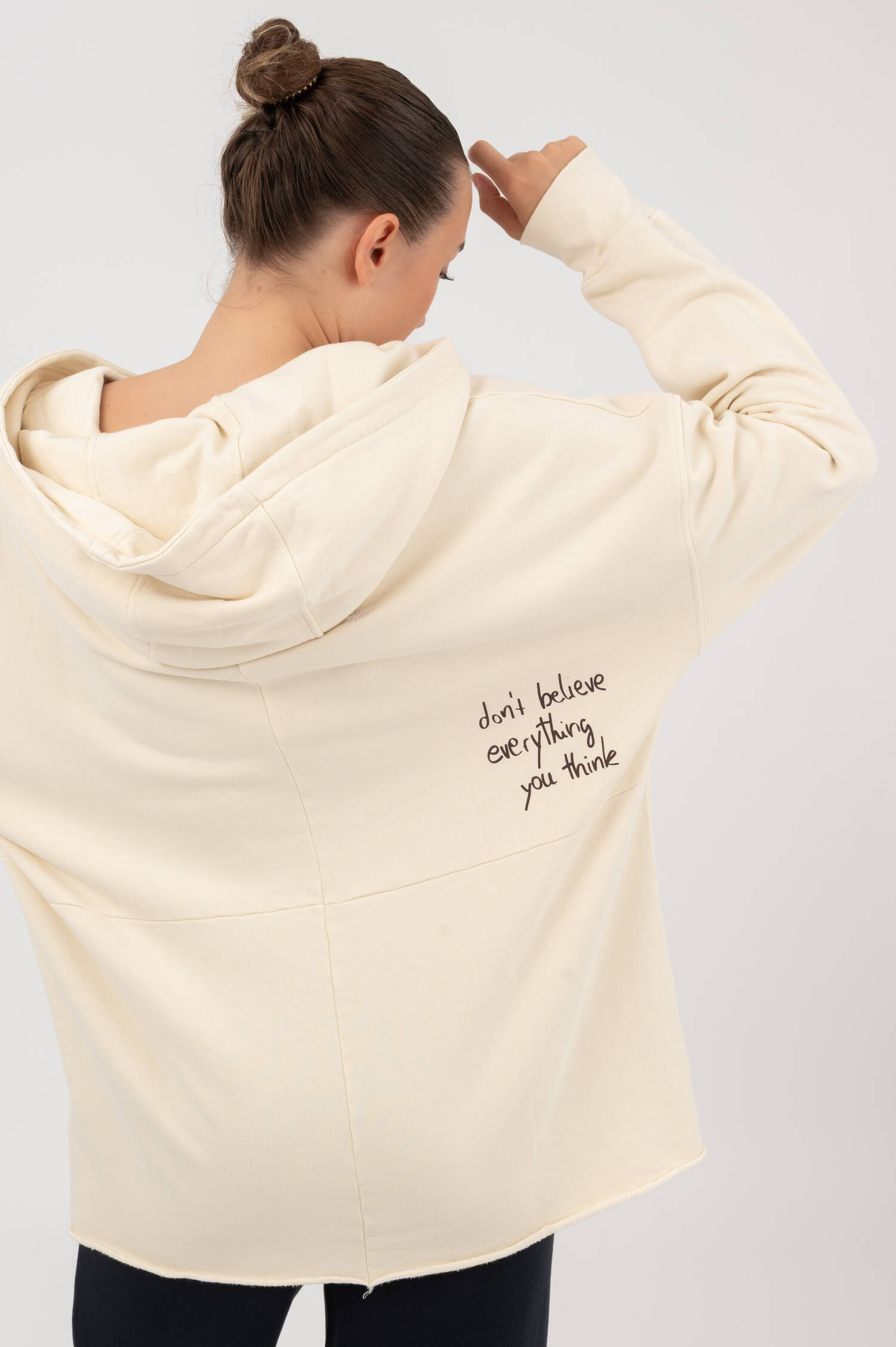 Hoodie JAK in Off-White
