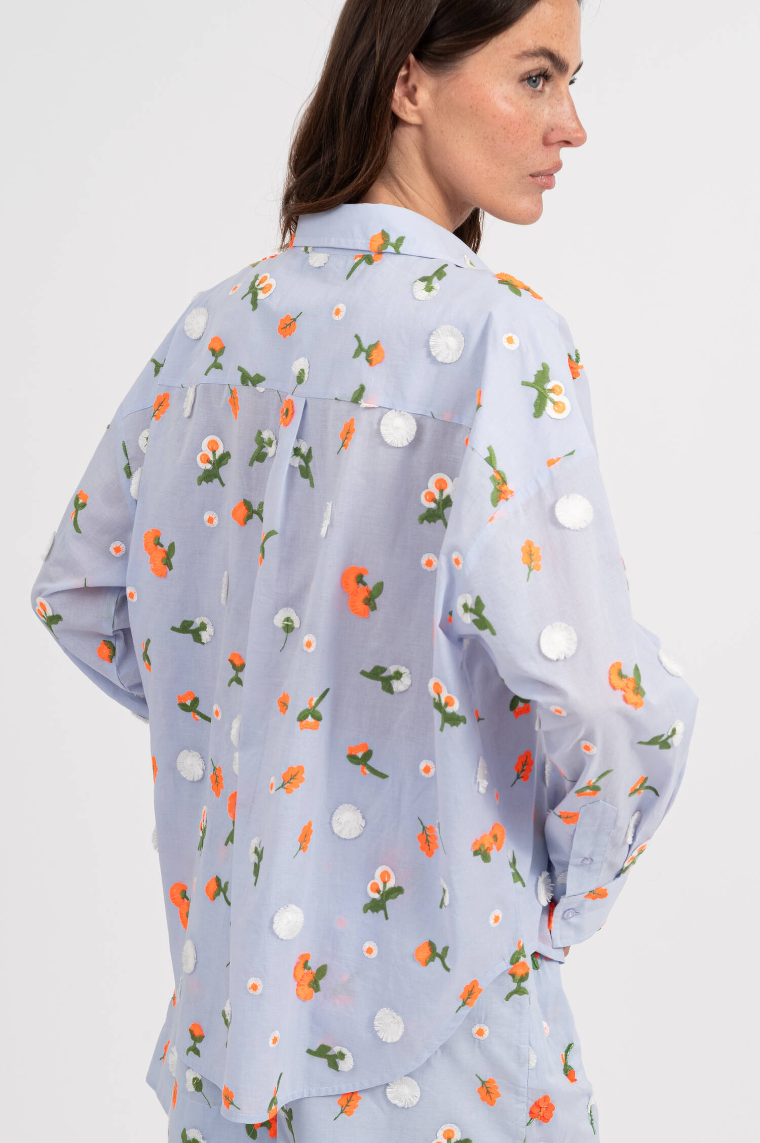 Bluse JIMENA in Hellblau