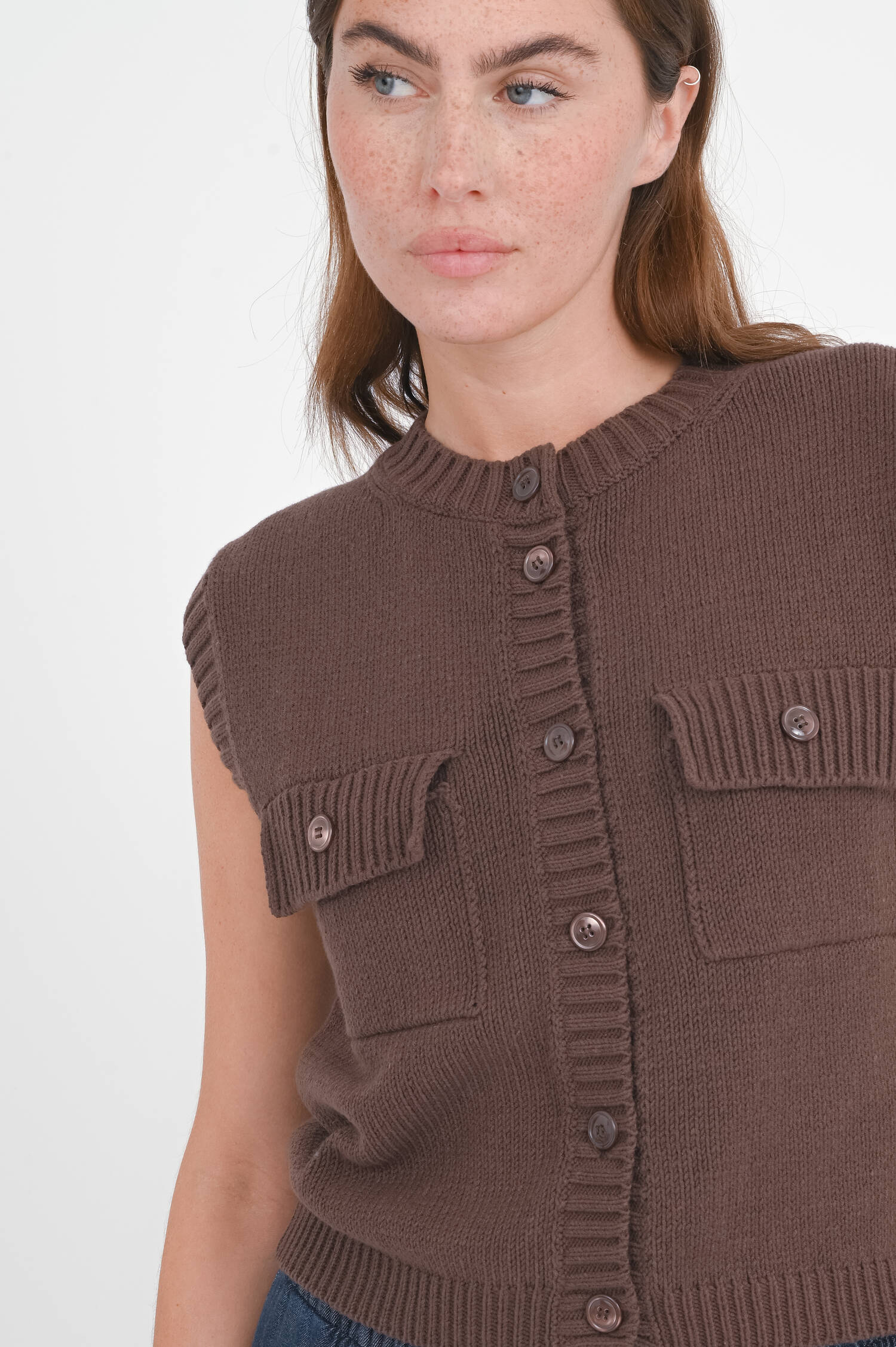 Weste/Pullunder CAPRARA in Chocolate Weste/Pullunder CAPRARA in Chocolate