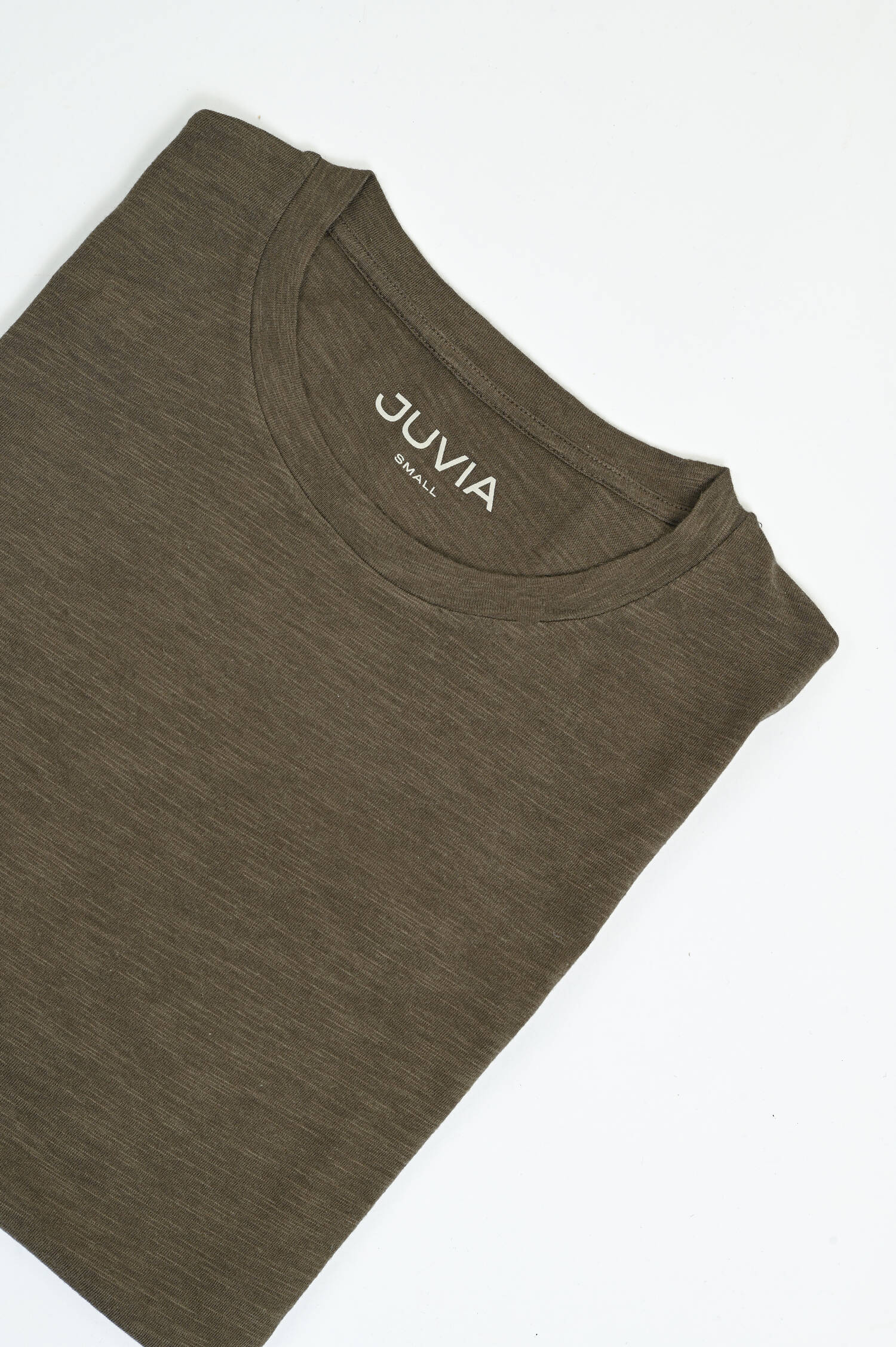 Longsleeve aus Baumwoll-Viskose-Mix in Khaki