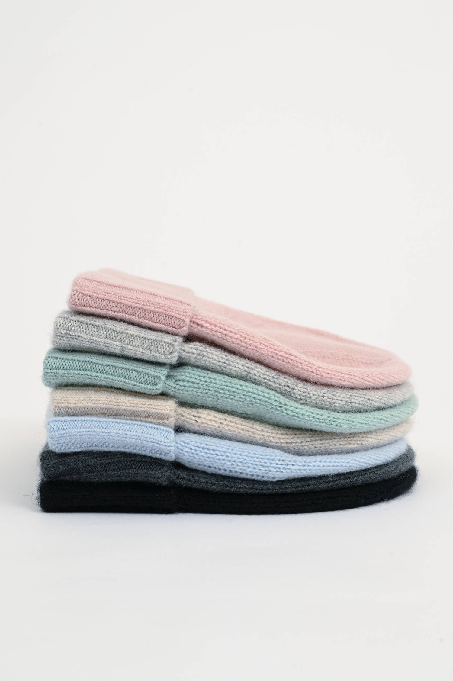 Cashmere-Mütze in Mint