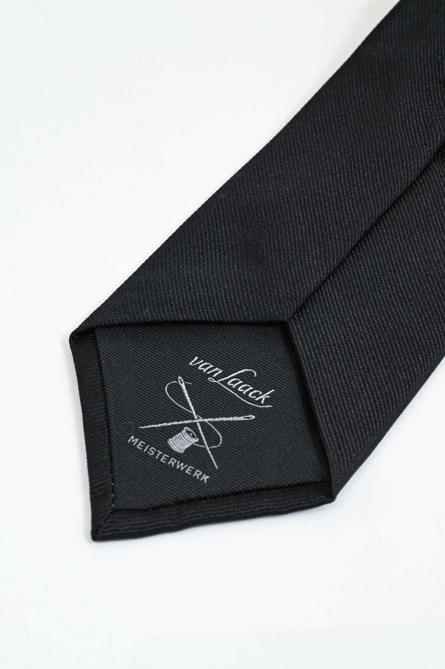 Seiden-Krawatte in Schwarz