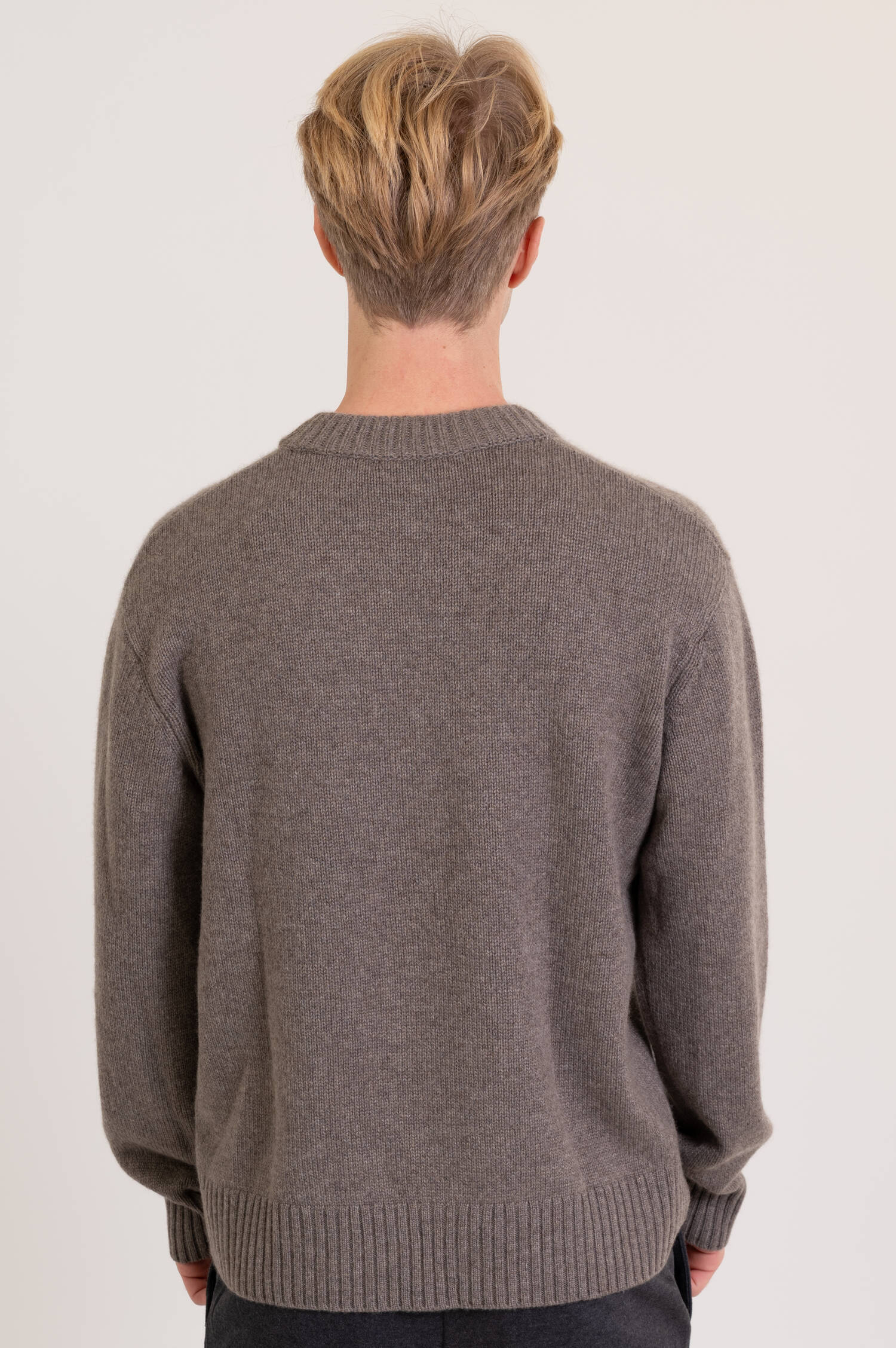 Cashmere-Pullover KRISTIAN in Taupe