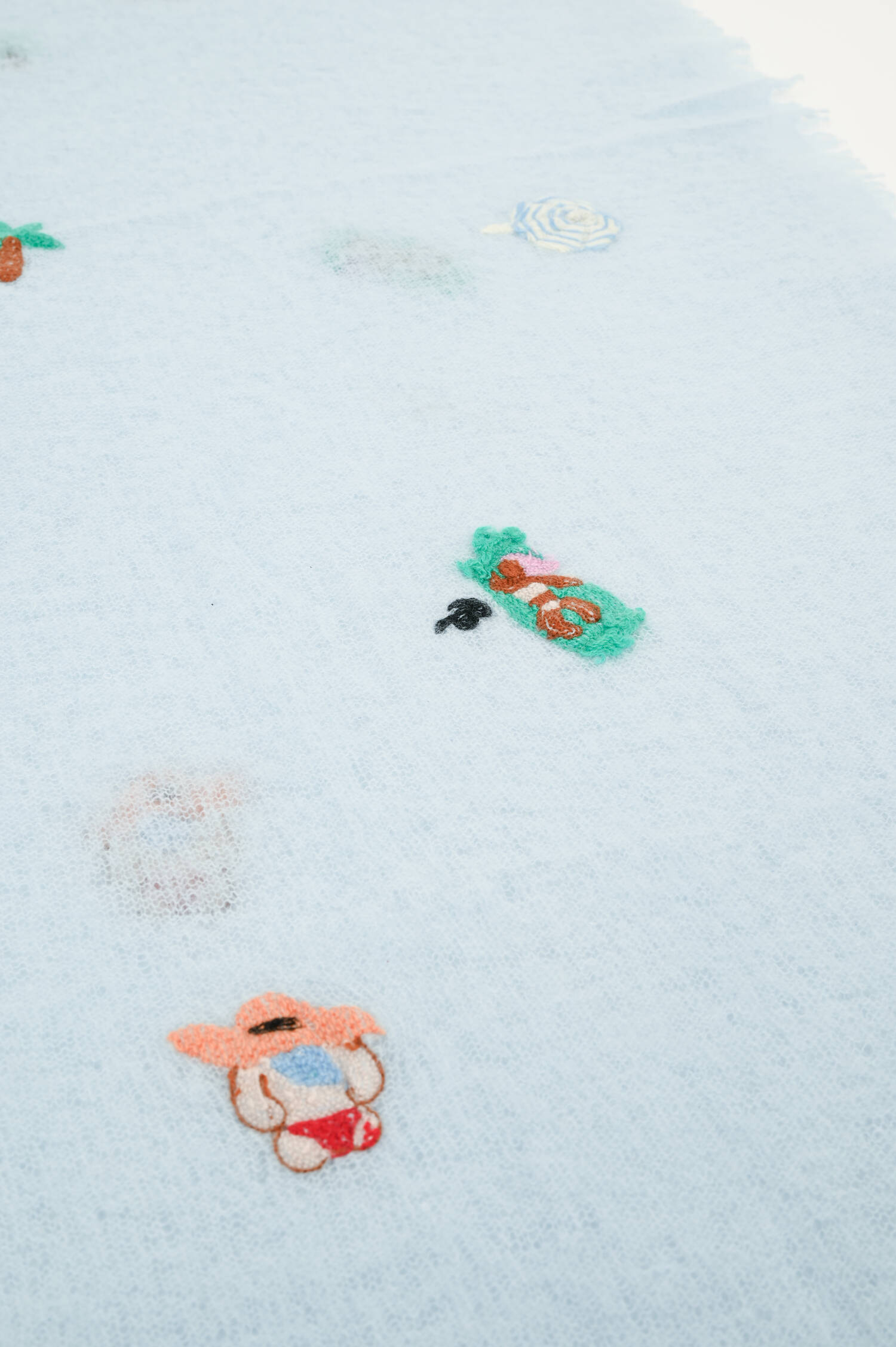 Cashmere-Schal BEACH in Sky Blue Cashmere-Schal BEACH in Sky Blue