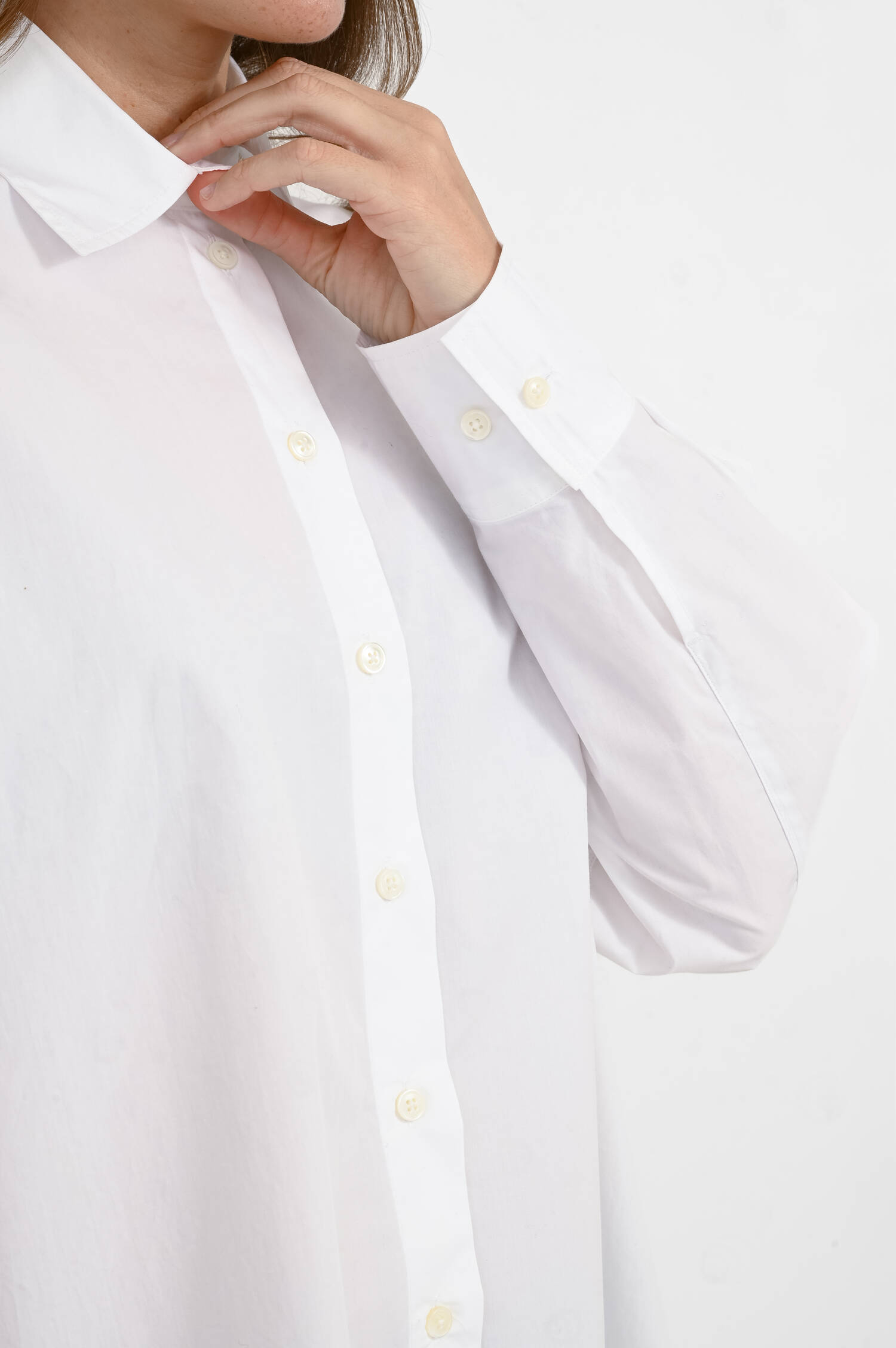 Oversized Bluse in White Oversized Bluse in White