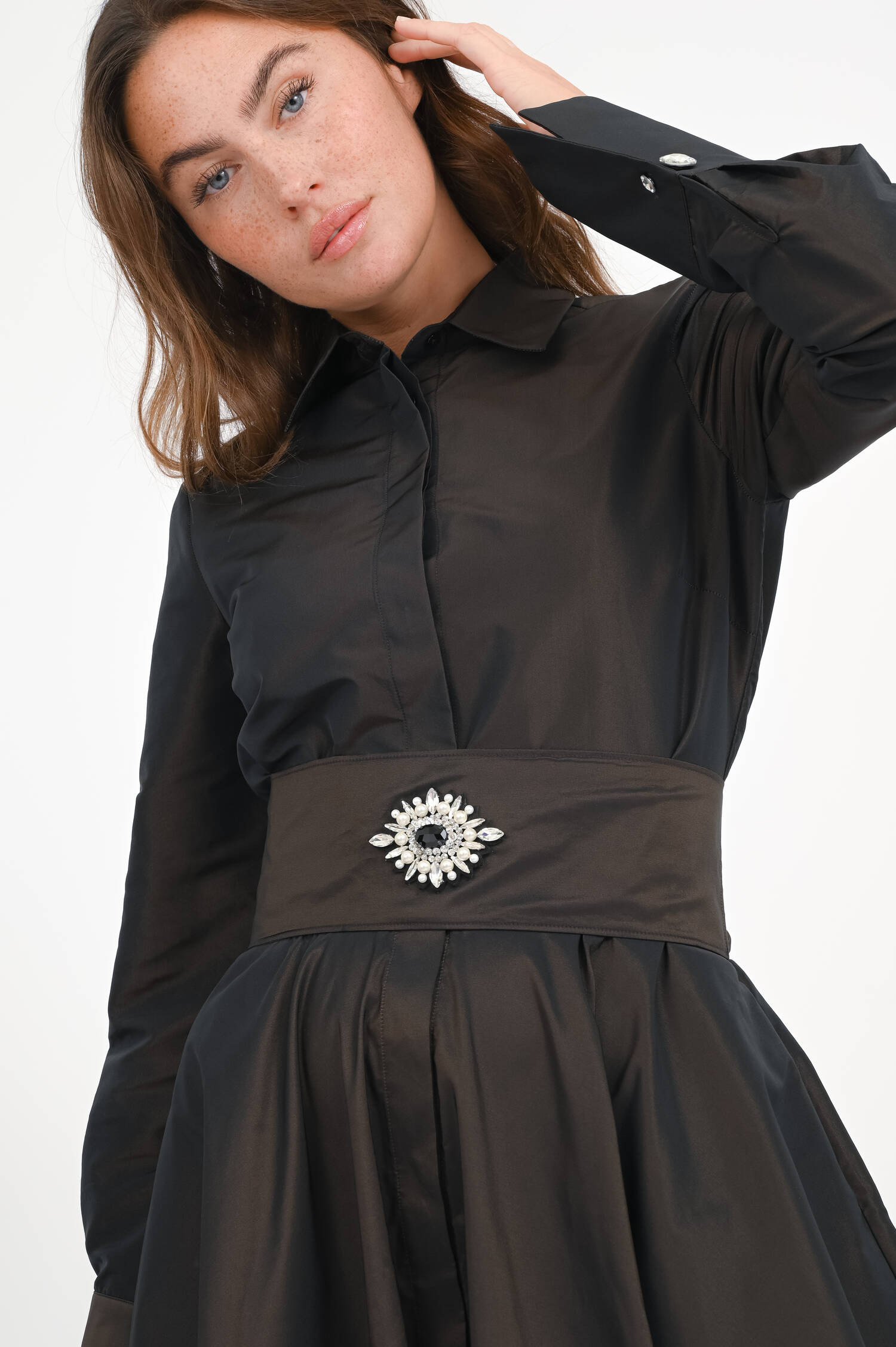 Kleid MARIA SOLE in Dunkelbraun