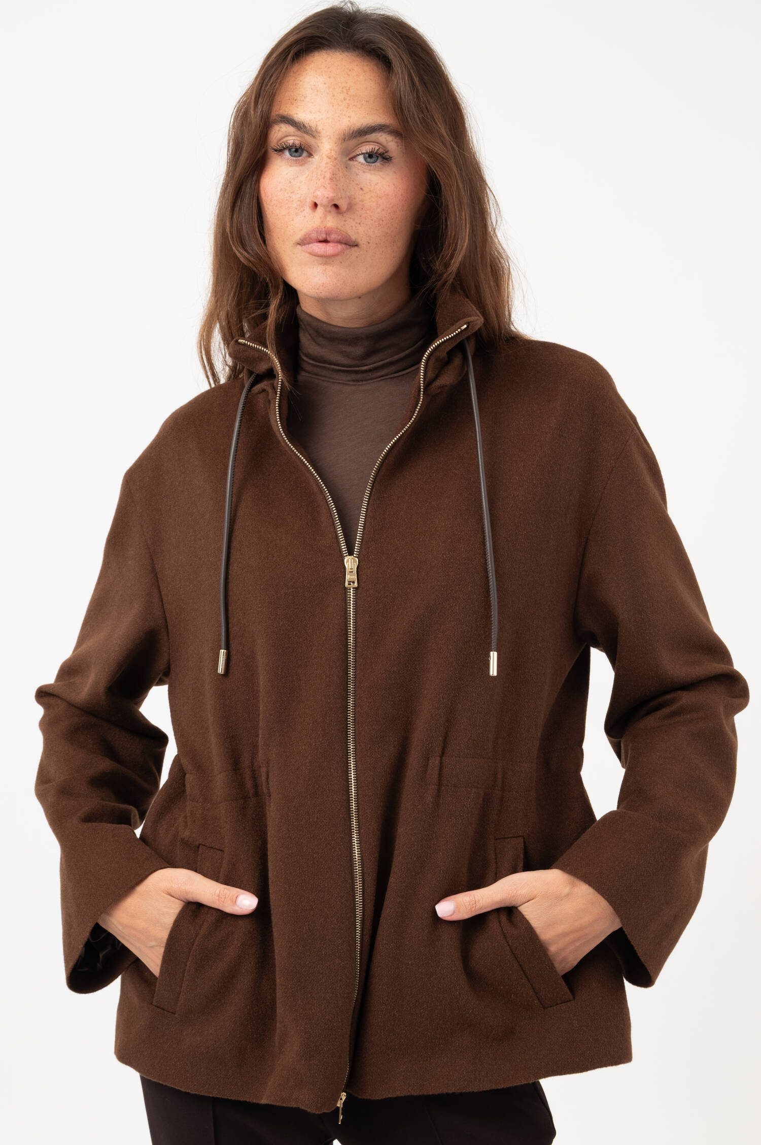 Kameljacke in Braun