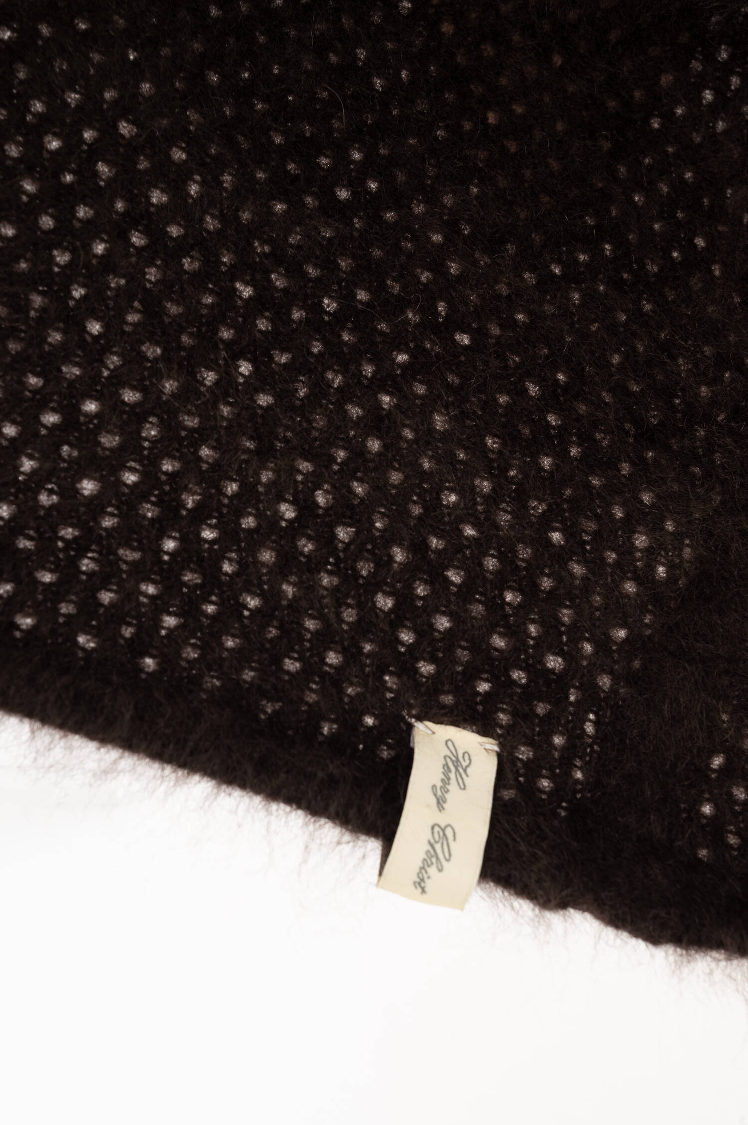 Cardigan mit Stehkragen in Braun