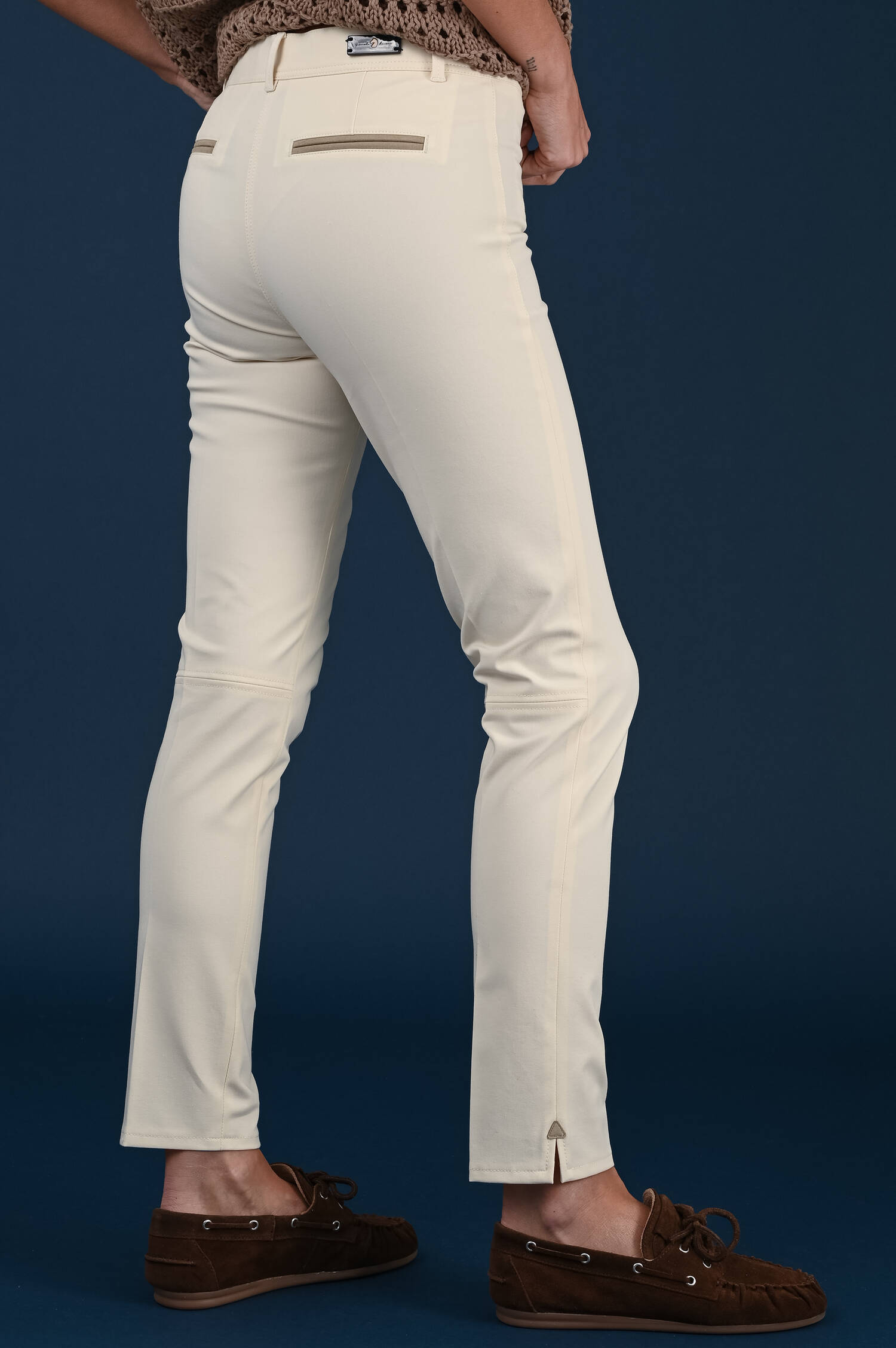 Stoffhose ROYAL in Creme