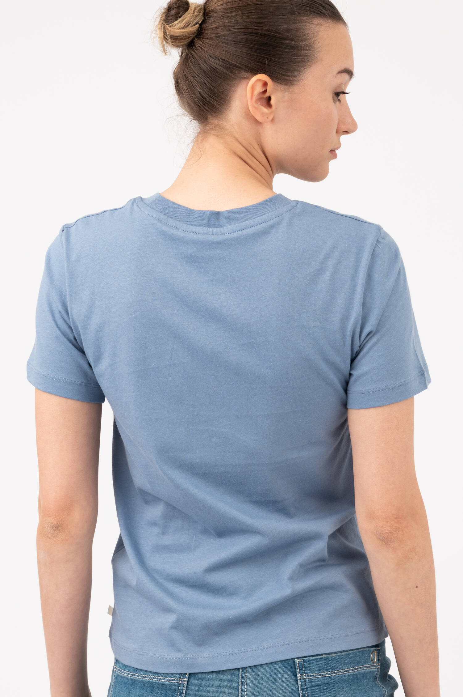 Basic T-Shirt in Stoneblue