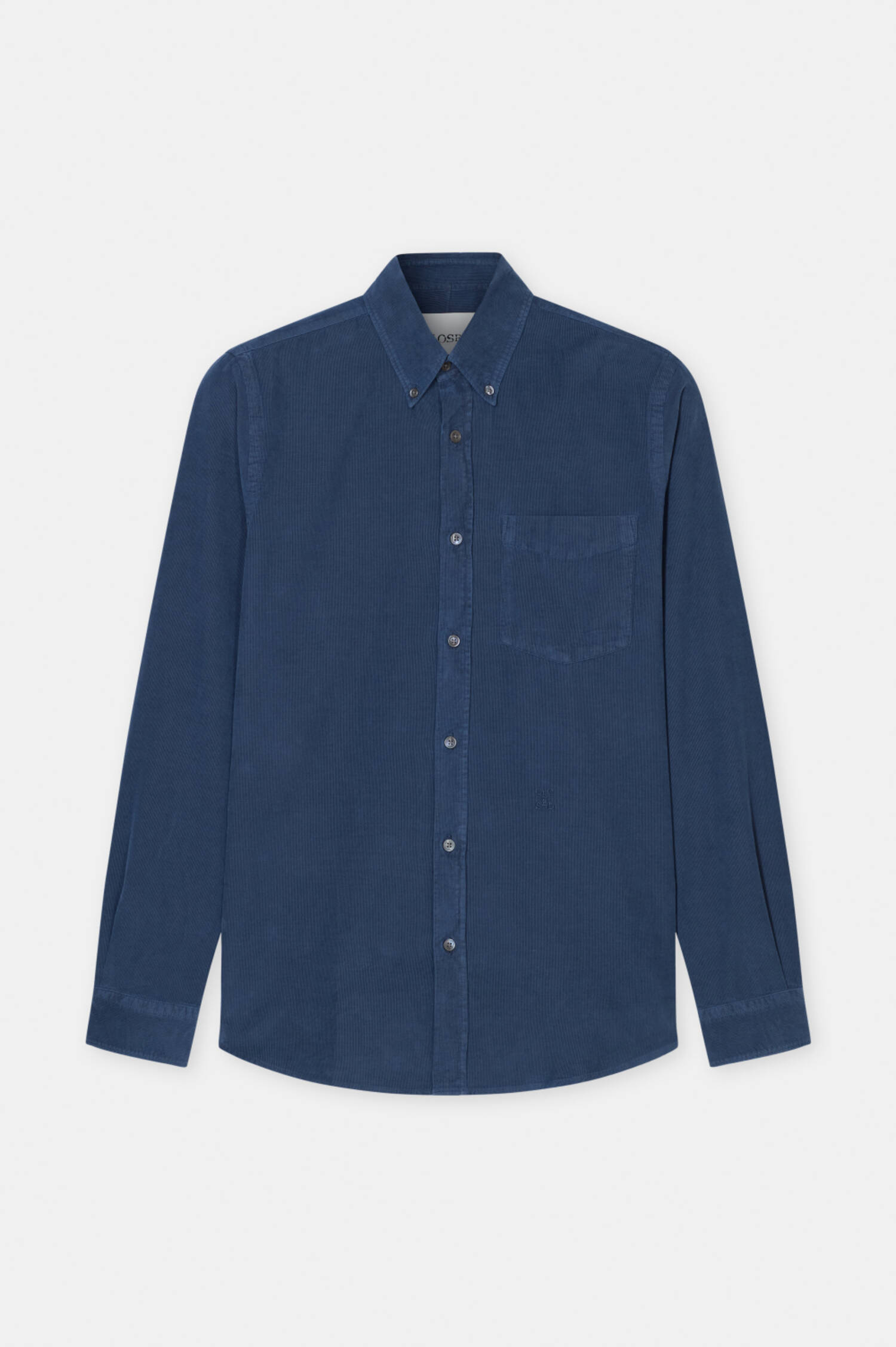 Button-Down Cord-Hemd in Blau Button-Down Cord-Hemd in Blau