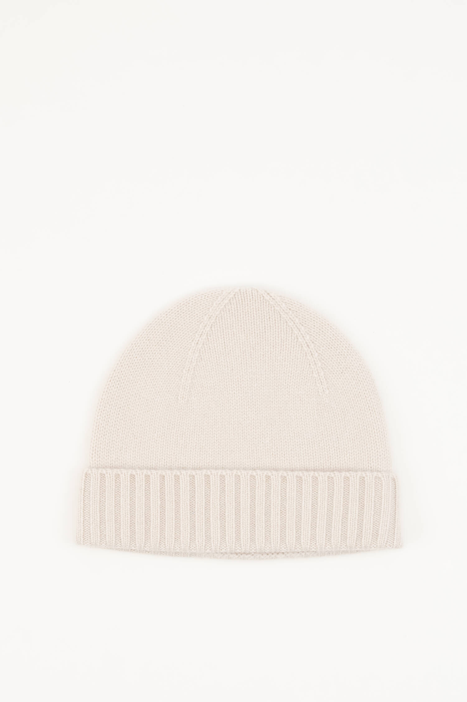Cashmere-Beanie in Beige