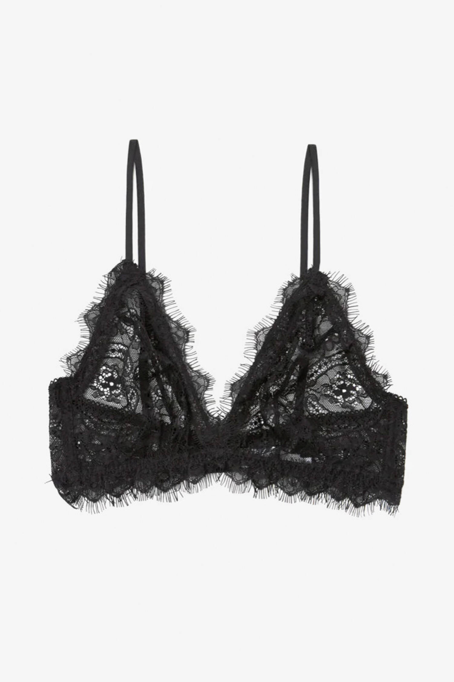 Bralette LACE BRA WITH TRIM in Schwarz