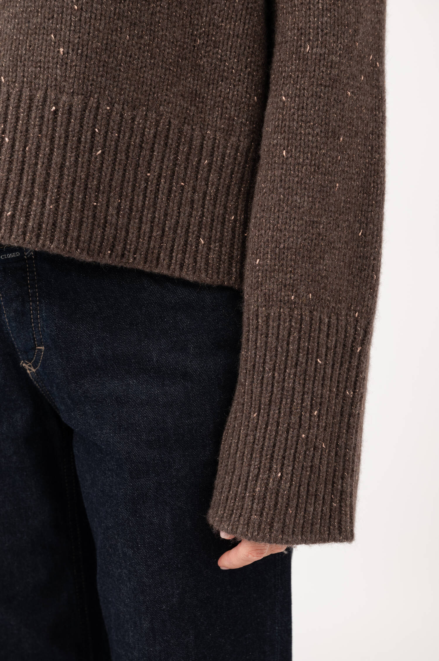 Cashmere-Mix-Sweater TARIE in Braun