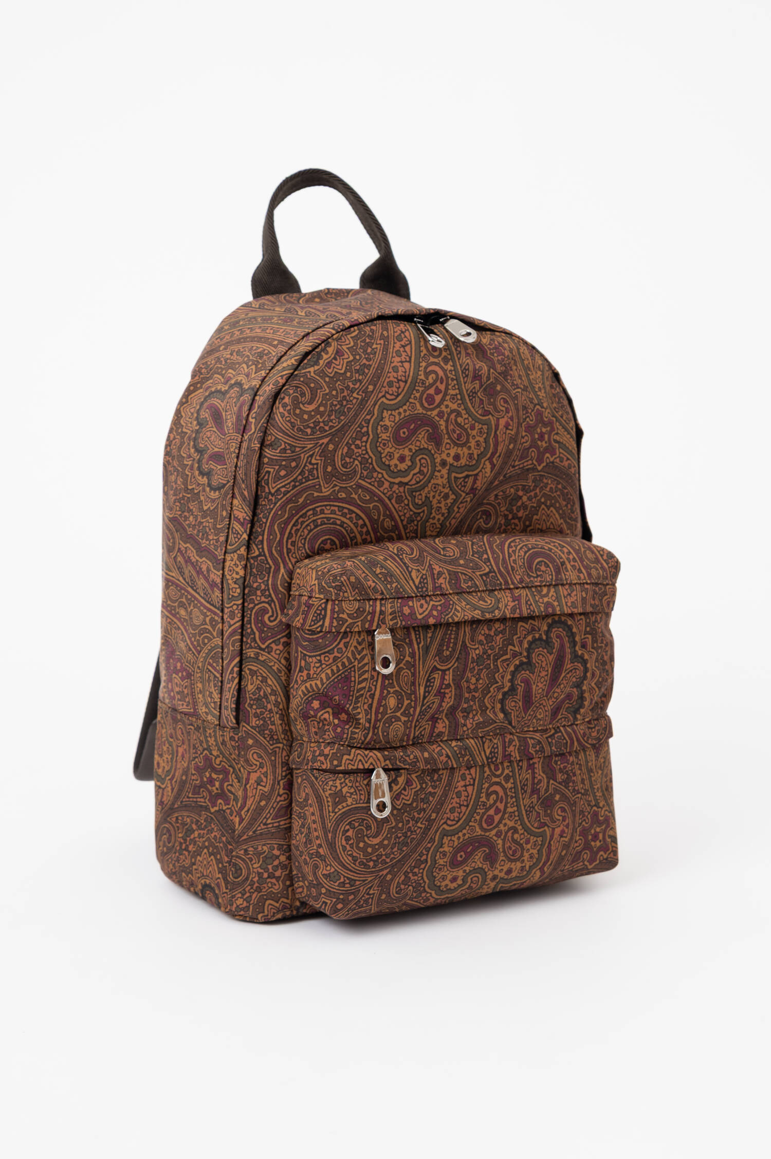 Paisley-Rucksack in Braun