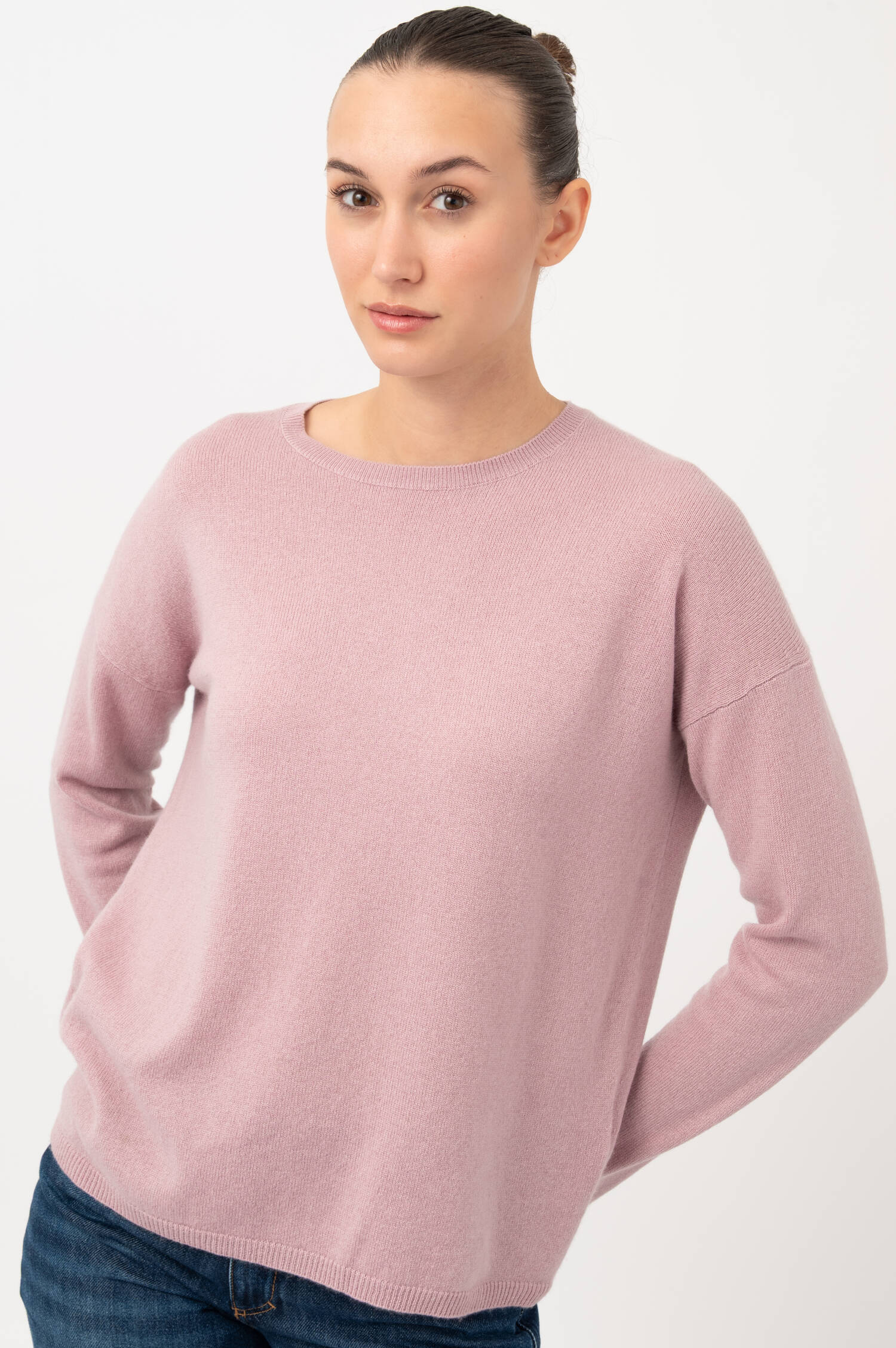 Cashmere Pullover in Lavendel