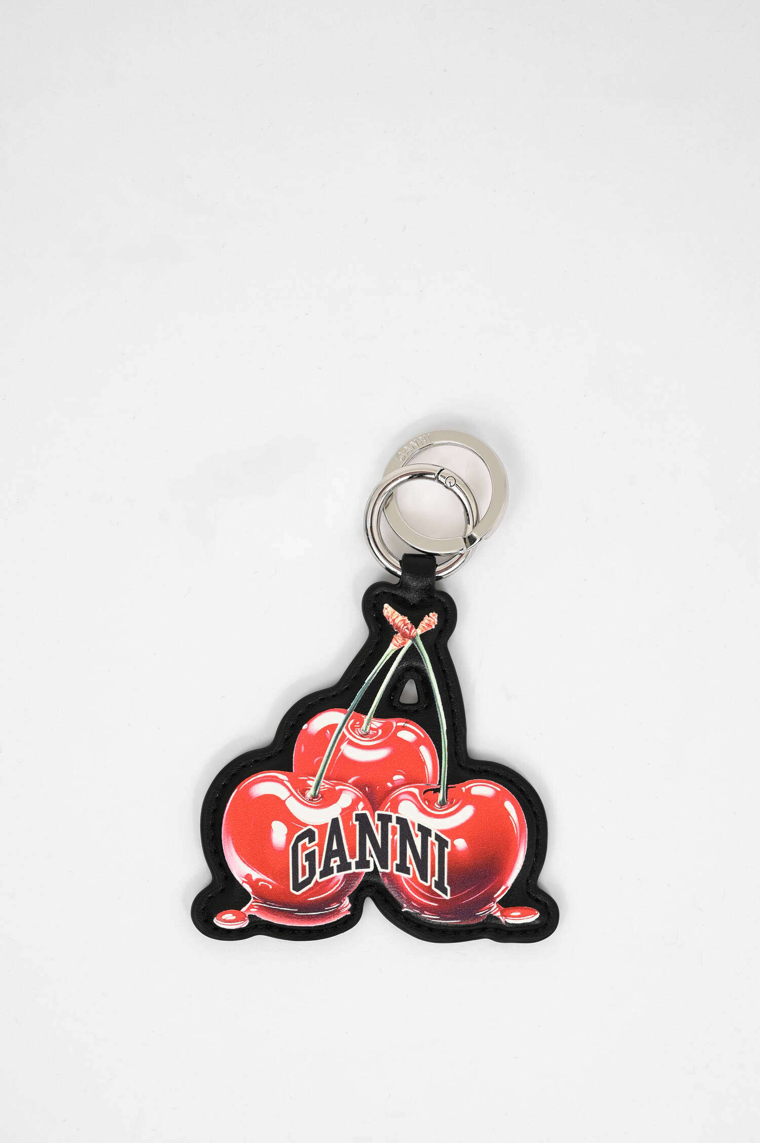 Schlüsselanhänger CHERRY in Schwarz/Rot